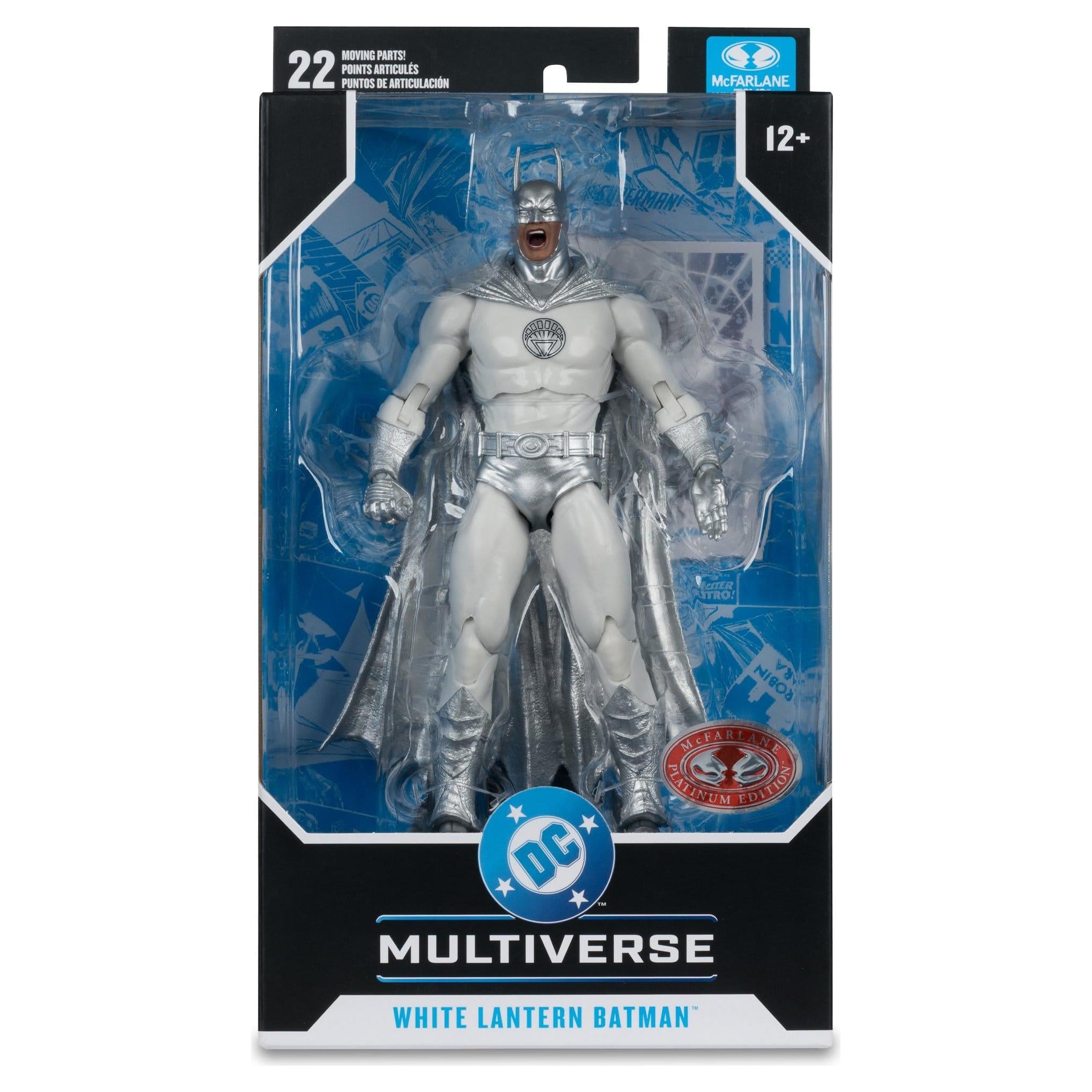DC Multiverse: White Lantern Batman (Brightest Day) (Red Platinum Edition)-Actionfiguren-McFarlane Toys-Mighty Underground