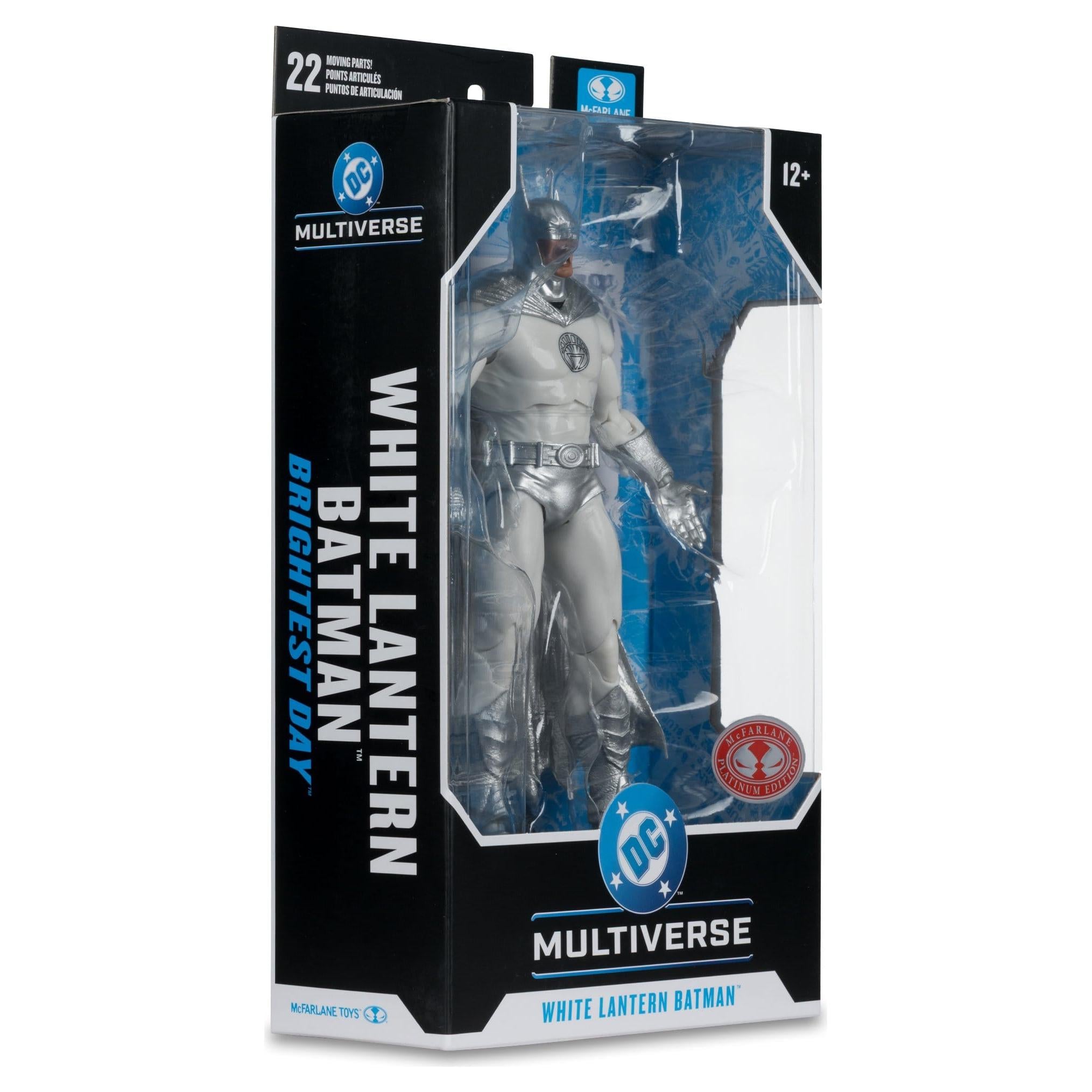 DC Multiverse: White Lantern Batman (Brightest Day) (Red Platinum Edition)-Actionfiguren-McFarlane Toys-Mighty Underground