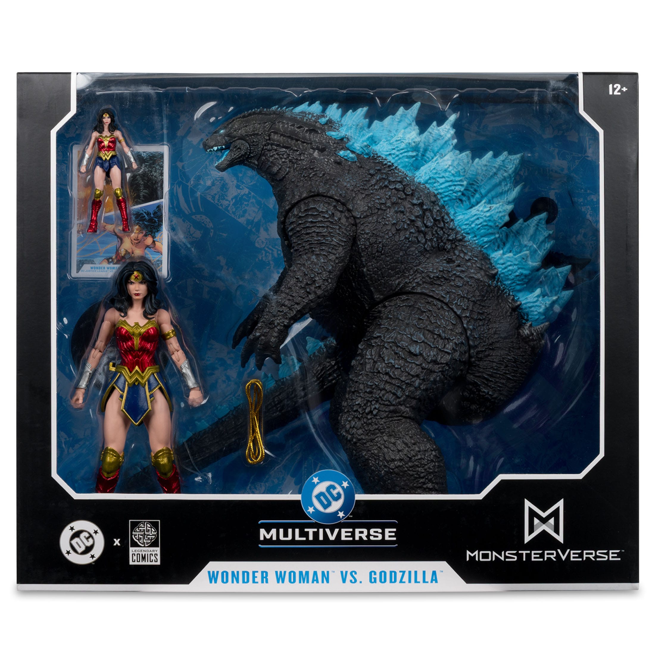 DC Multiverse: Wonder Woman VS. Atomic Blast Godzilla (Justice League Monsterverse) - 2-Pack-Actionfiguren-McFarlane Toys-Mighty Underground