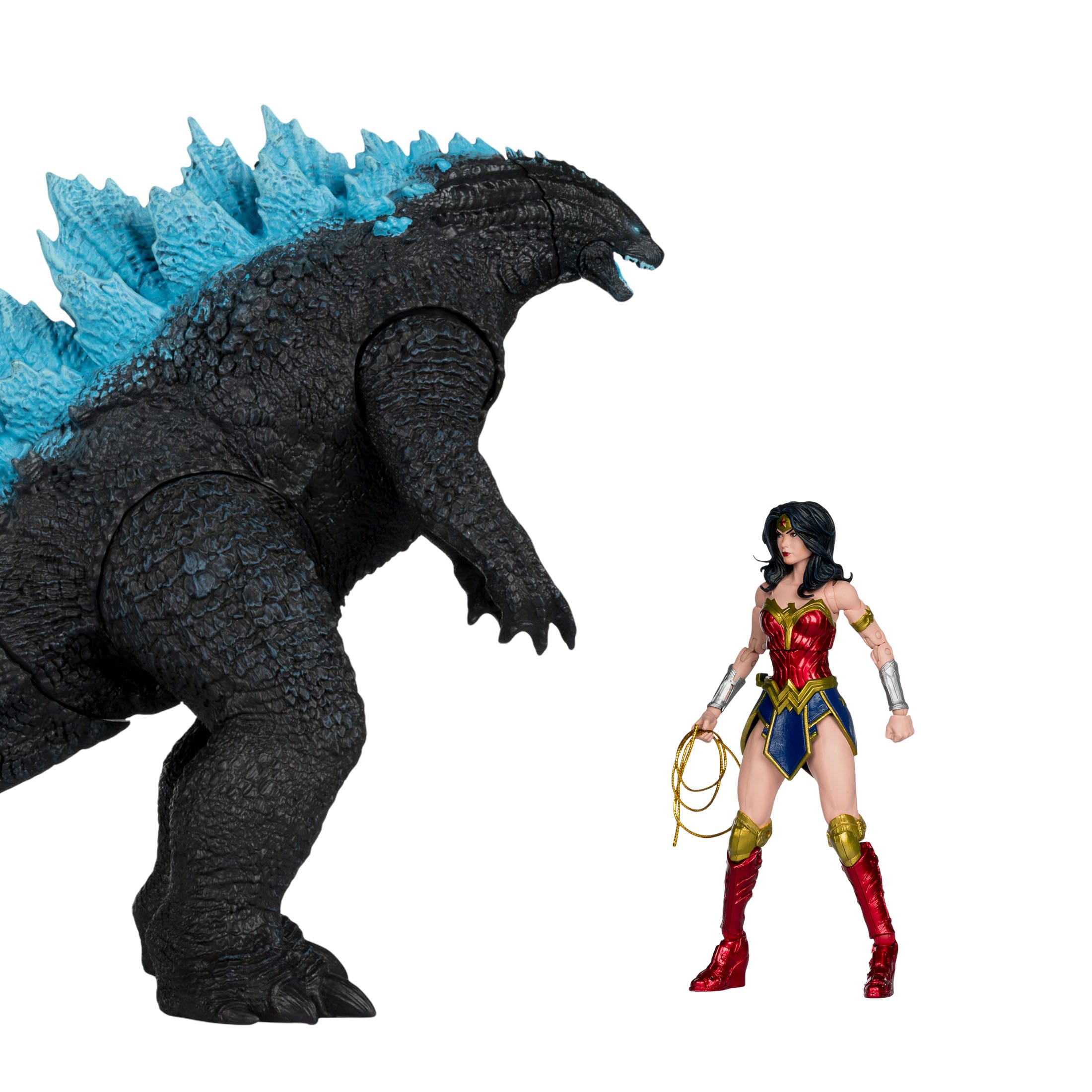 DC Multiverse: Wonder Woman VS. Atomic Blast Godzilla (Justice League Monsterverse) - 2-Pack-Actionfiguren-McFarlane Toys-Mighty Underground