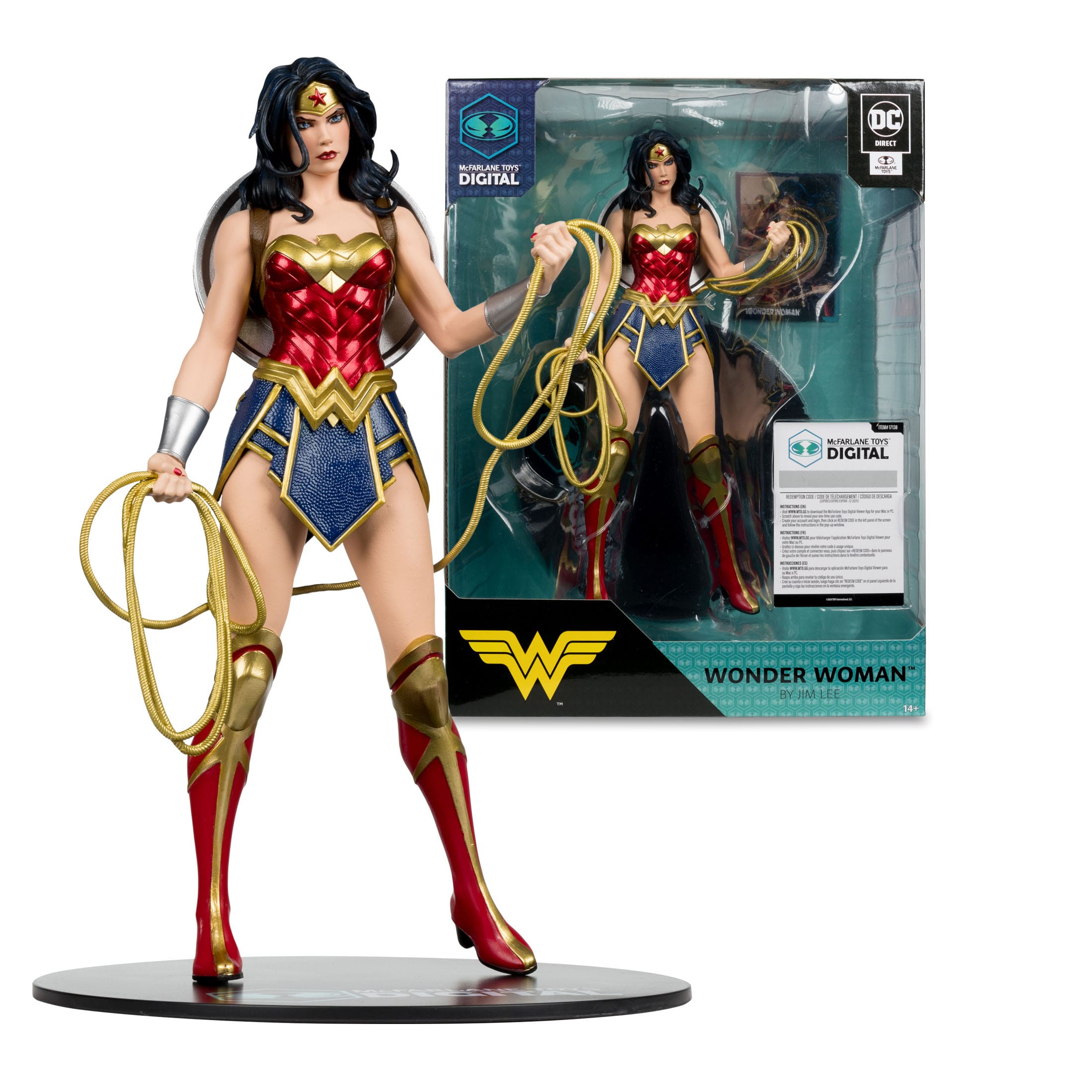 DC Multiverse: Wonder Woman by Jim Lee (McFarlane Digital) - 30 cm Statue-Statue-McFarlane Toys-Mighty Underground