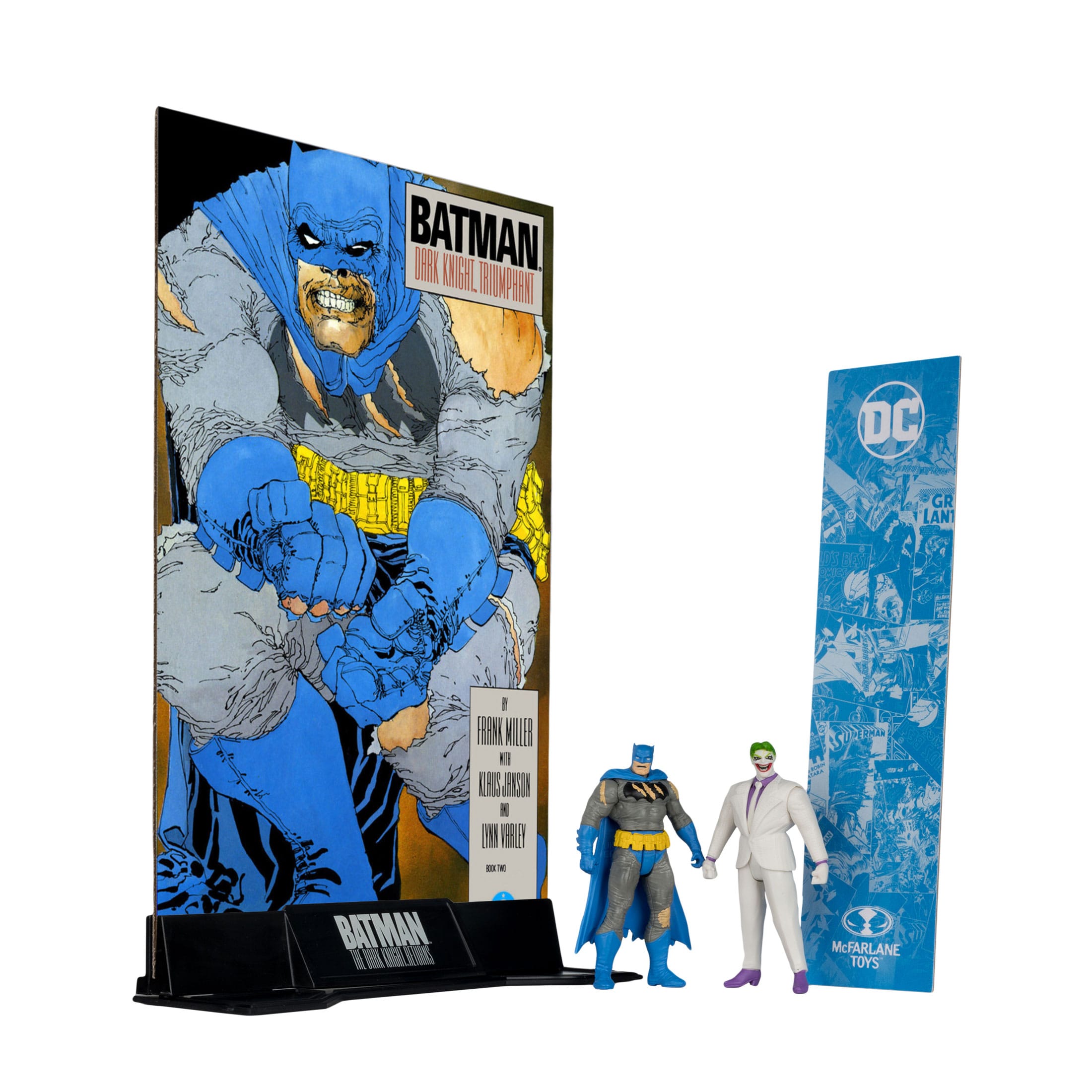 DC Page Punchers: Batman & The Joker (Batman: The Dark Knight Returns) - Actionfigur & Comic - 8 cm-Actionfiguren-McFarlane Toys-Mighty Underground