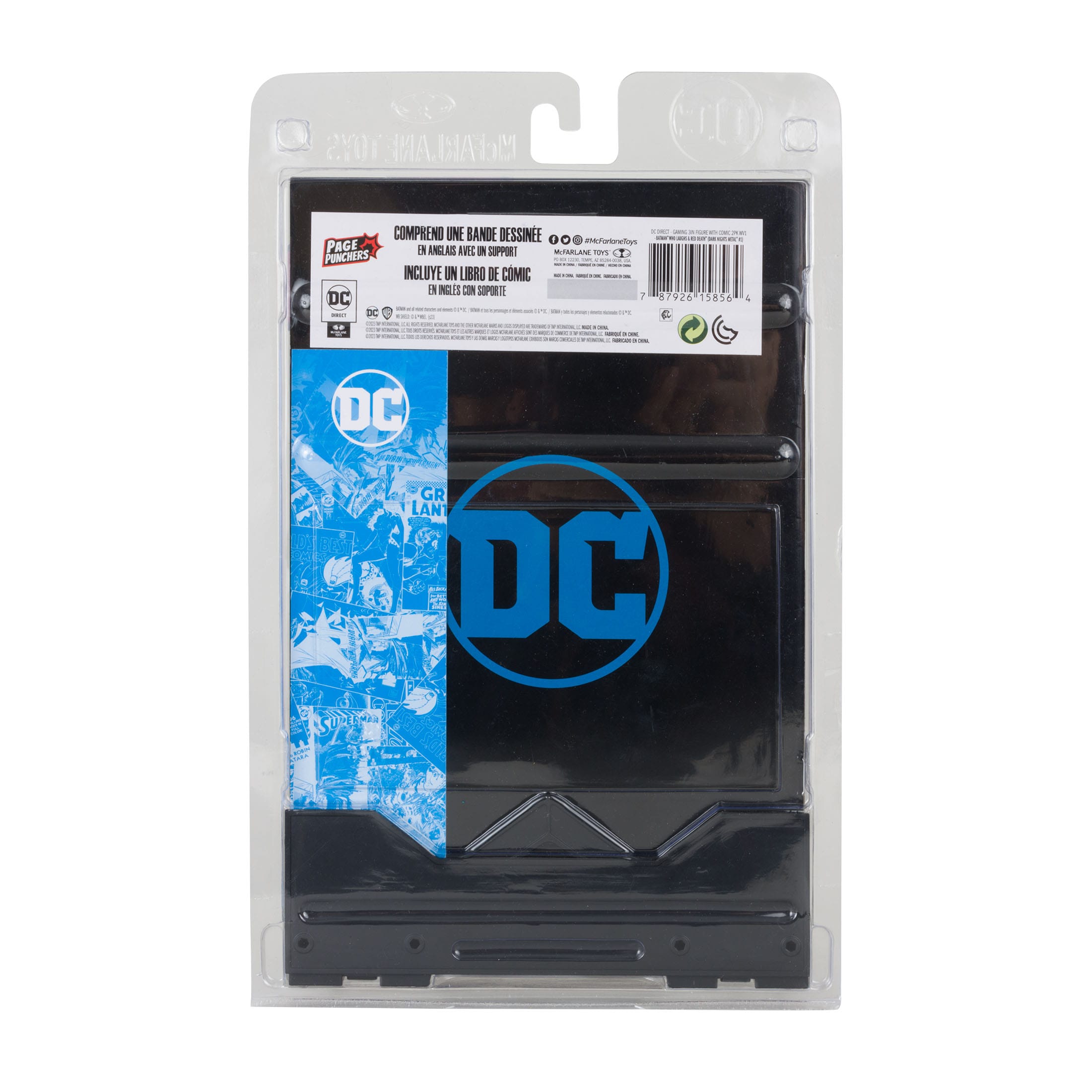 DC Page Punchers: Batman Who Laughs & Red Death (Dark Nights Metal #1) - Actionfigur & Comic - 8 cm-Actionfiguren-McFarlane Toys-Mighty Underground