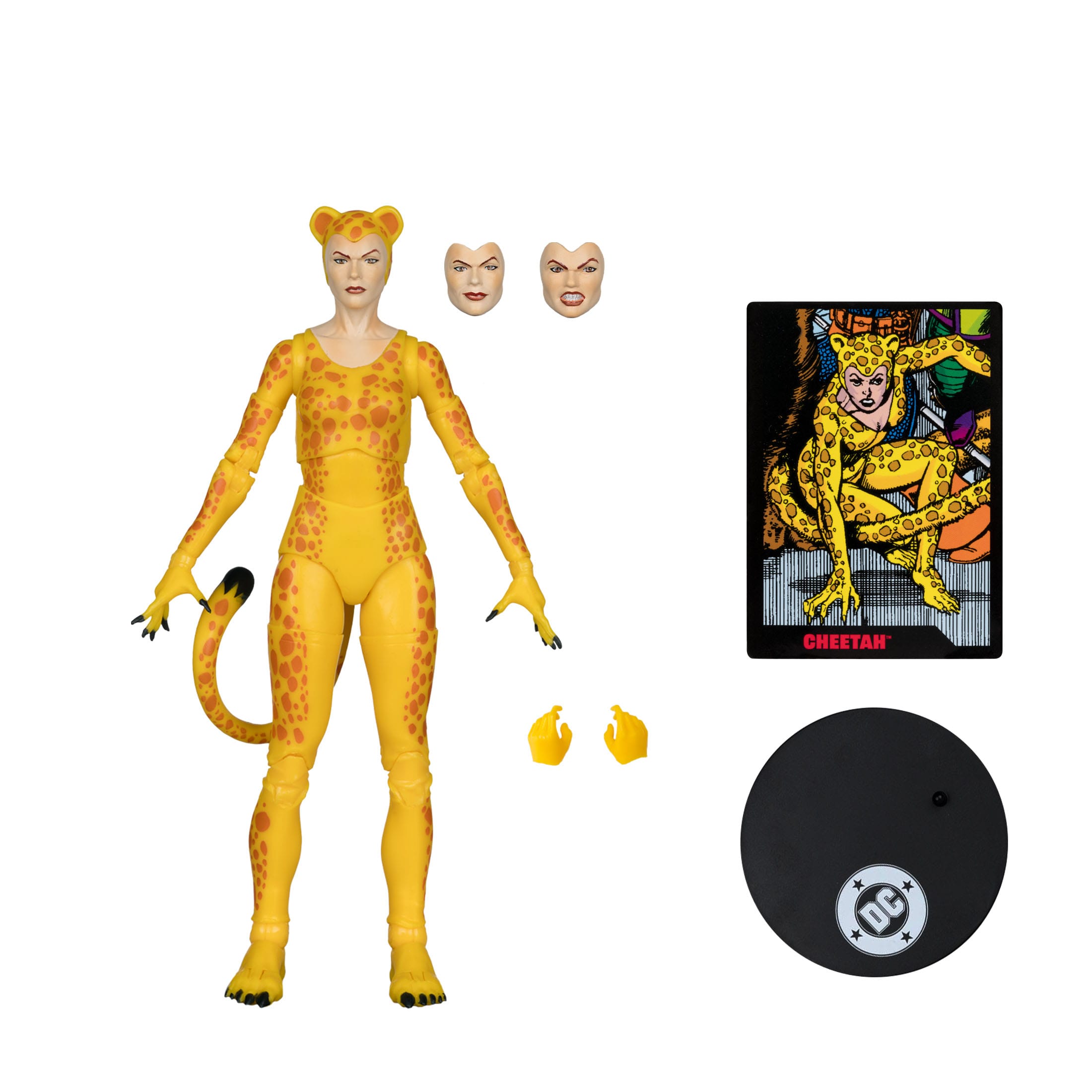DC Page Punchers: Cheetah (Crisis on Infinite Earths) Actionfigur & Comic - 7 inch-Actionfiguren-McFarlane Toys-Mighty Underground