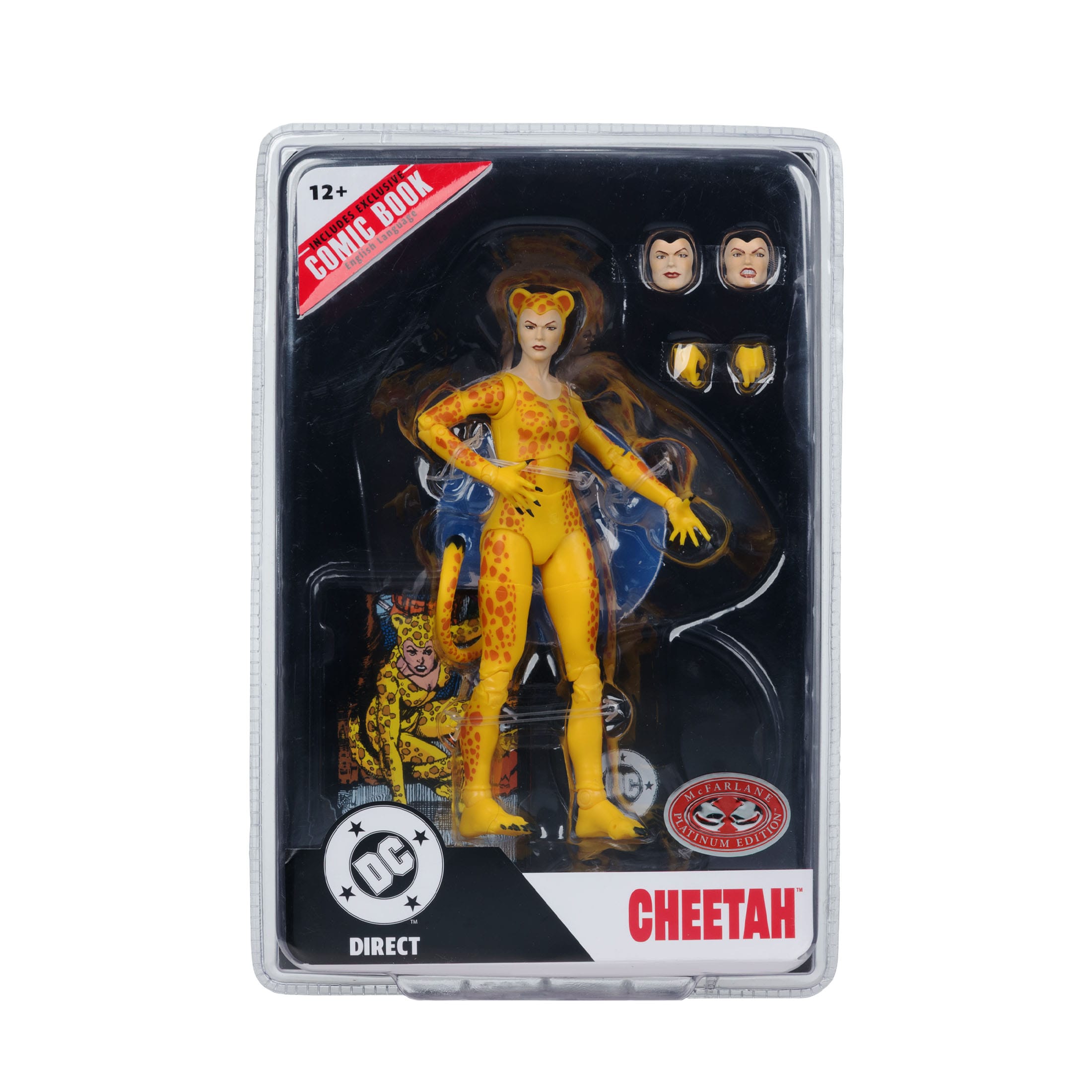 DC Page Punchers: Cheetah (Crisis on Infinite Earths) Actionfigur & Comic - 7 inch-Actionfiguren-McFarlane Toys-Mighty Underground