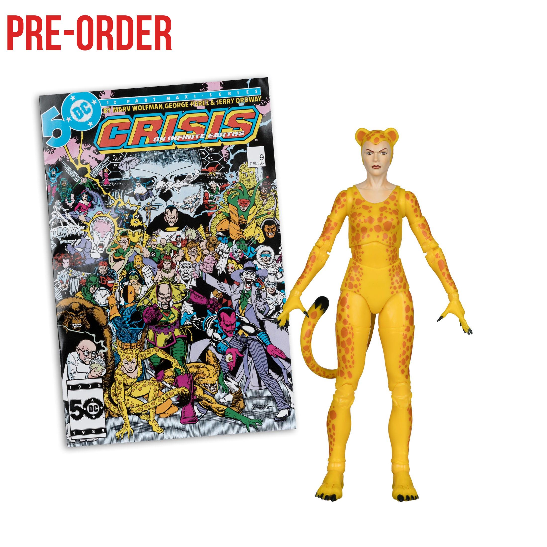 DC Page Punchers: Cheetah (Crisis on Infinite Earths) Actionfigur & Comic - 7 inch-Actionfiguren-McFarlane Toys-Mighty Underground