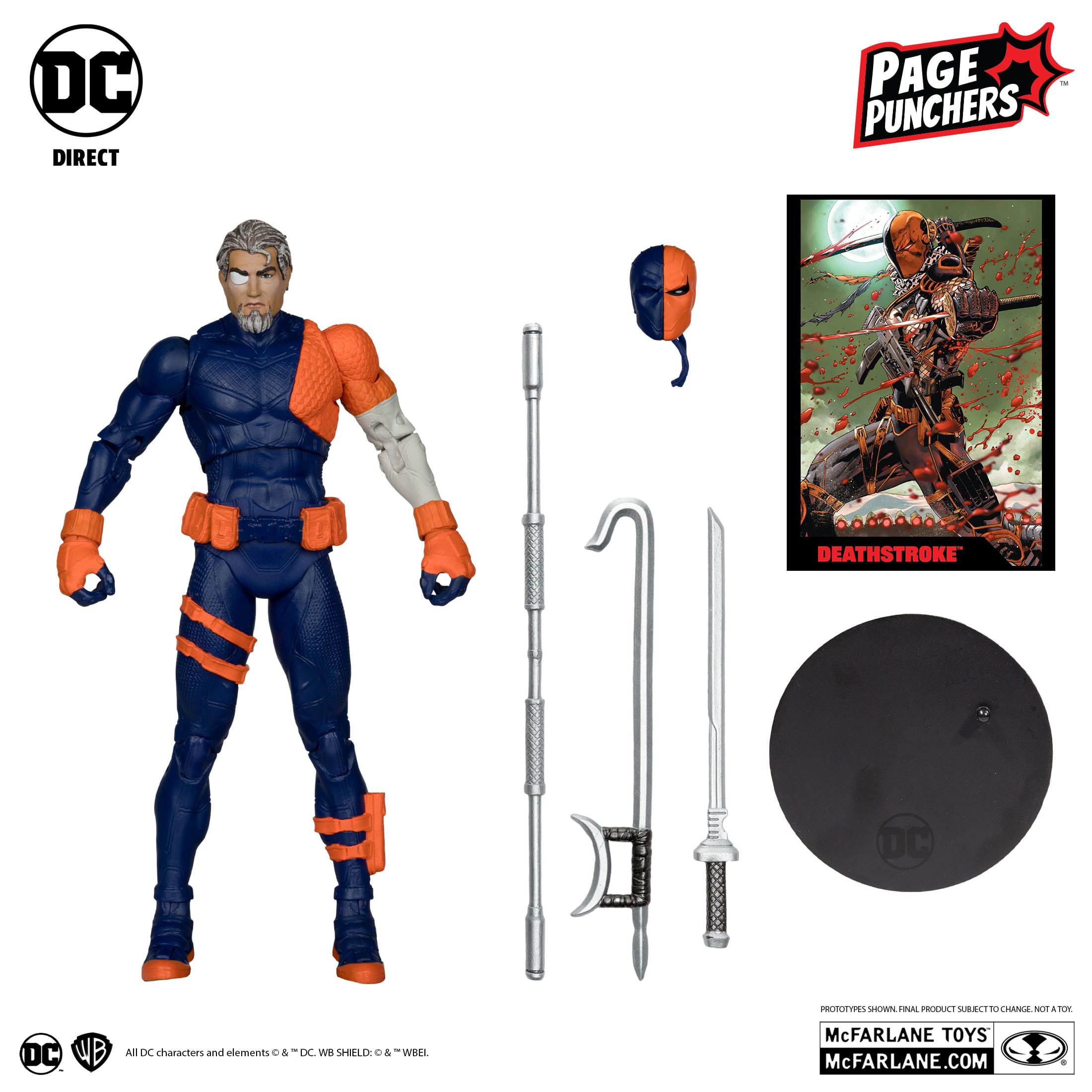DC Page Punchers: Deathstroke (DC Rebirth) - Actionfigur & Comic - 7 inch-Actionfiguren-McFarlane Toys-Mighty Underground