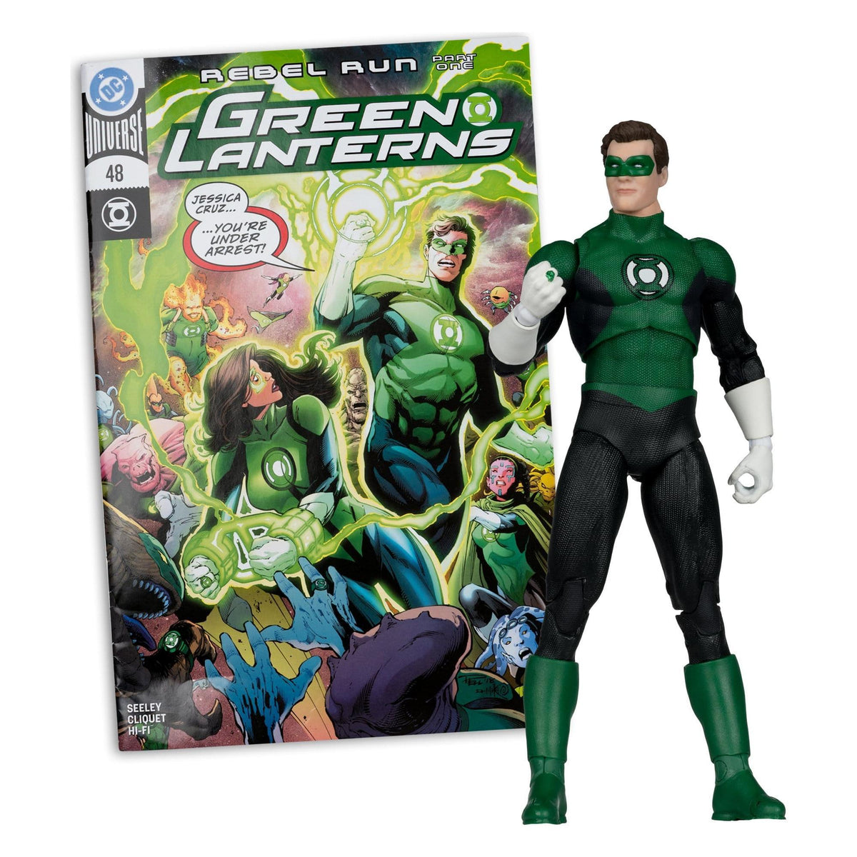 DC Page Punchers: Green Lantern Hal Jordan (Green Lanterns #48) Actionfigur & Comic - 7 inch-Actionfiguren-McFarlane Toys-Mighty Underground