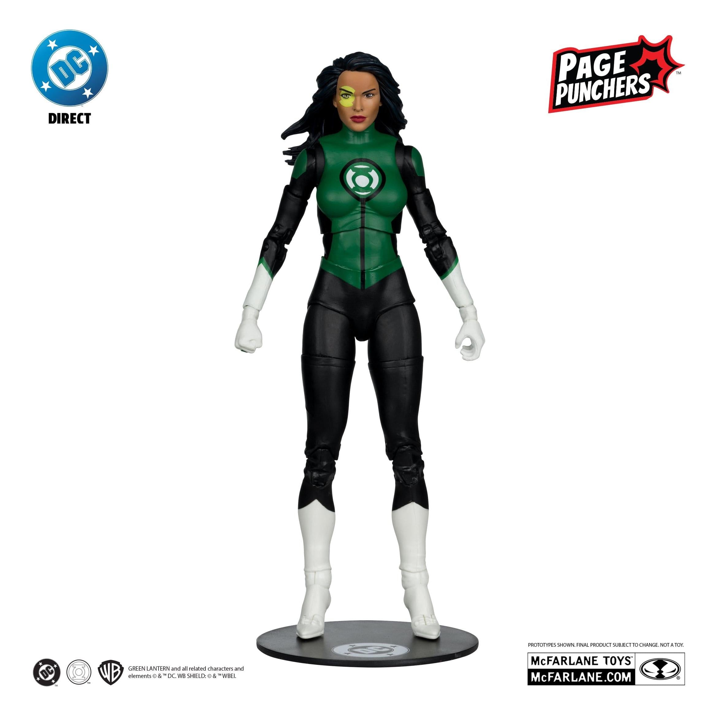 DC Page Punchers: Jessica Cruz (Green Lanterns # 48) (Red Platinum Edition) Actionfigur & Comic - 7 inch-Actionfiguren-McFarlane Toys-Mighty Underground
