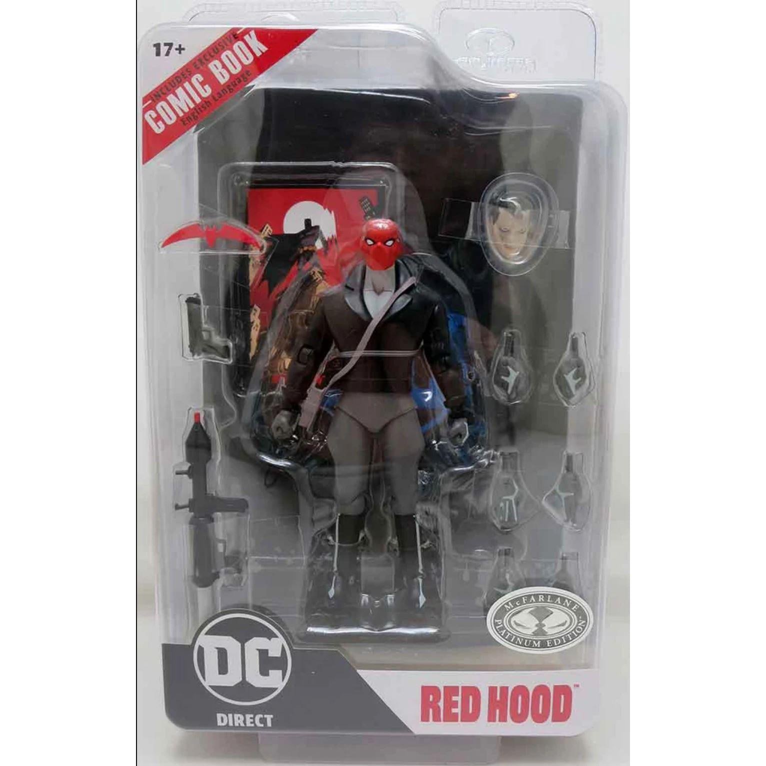 DC Page Punchers: Red Hood (Batman: The Adventures Continue) Actionfigur & Comic - 7 inch-Actionfiguren-McFarlane Toys-Mighty Underground