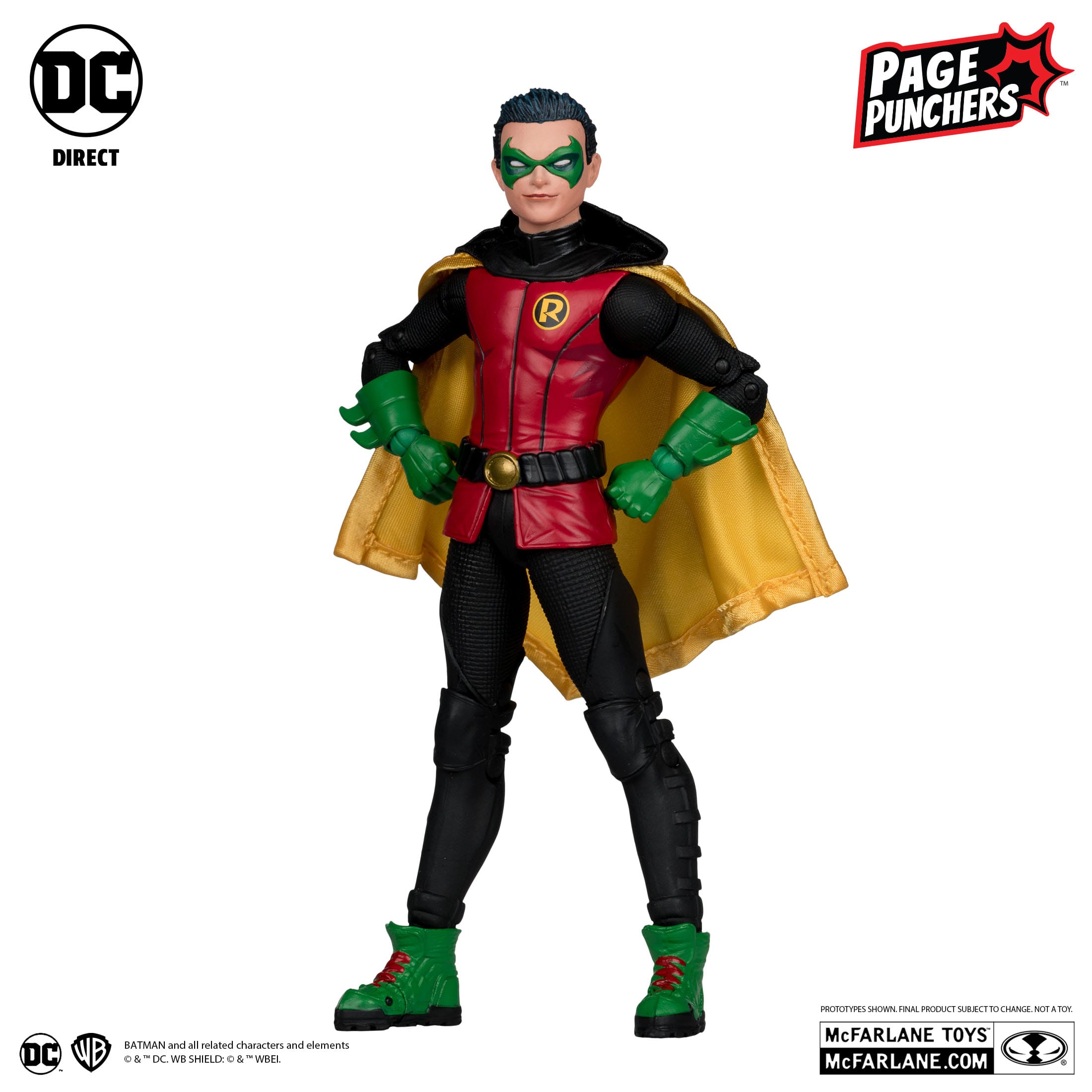 DC Page Punchers: Robin (Damian Wayne) (Batman: Reborn) - Actionfigur & Comic - 7 inch-Actionfiguren-McFarlane Toys-Mighty Underground