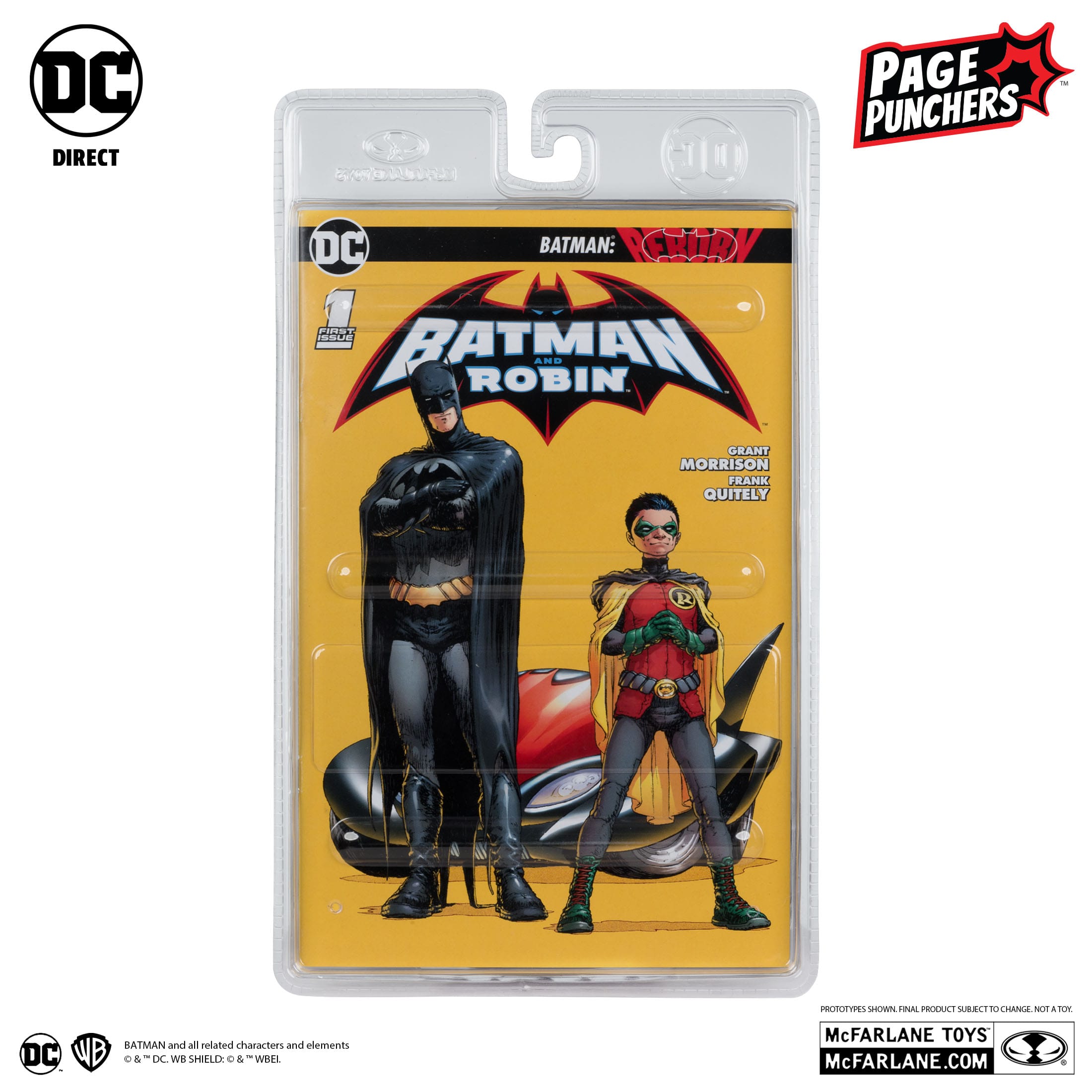 DC Page Punchers: Robin (Damian Wayne) (Batman: Reborn) - Actionfigur & Comic - 7 inch-Actionfiguren-McFarlane Toys-Mighty Underground