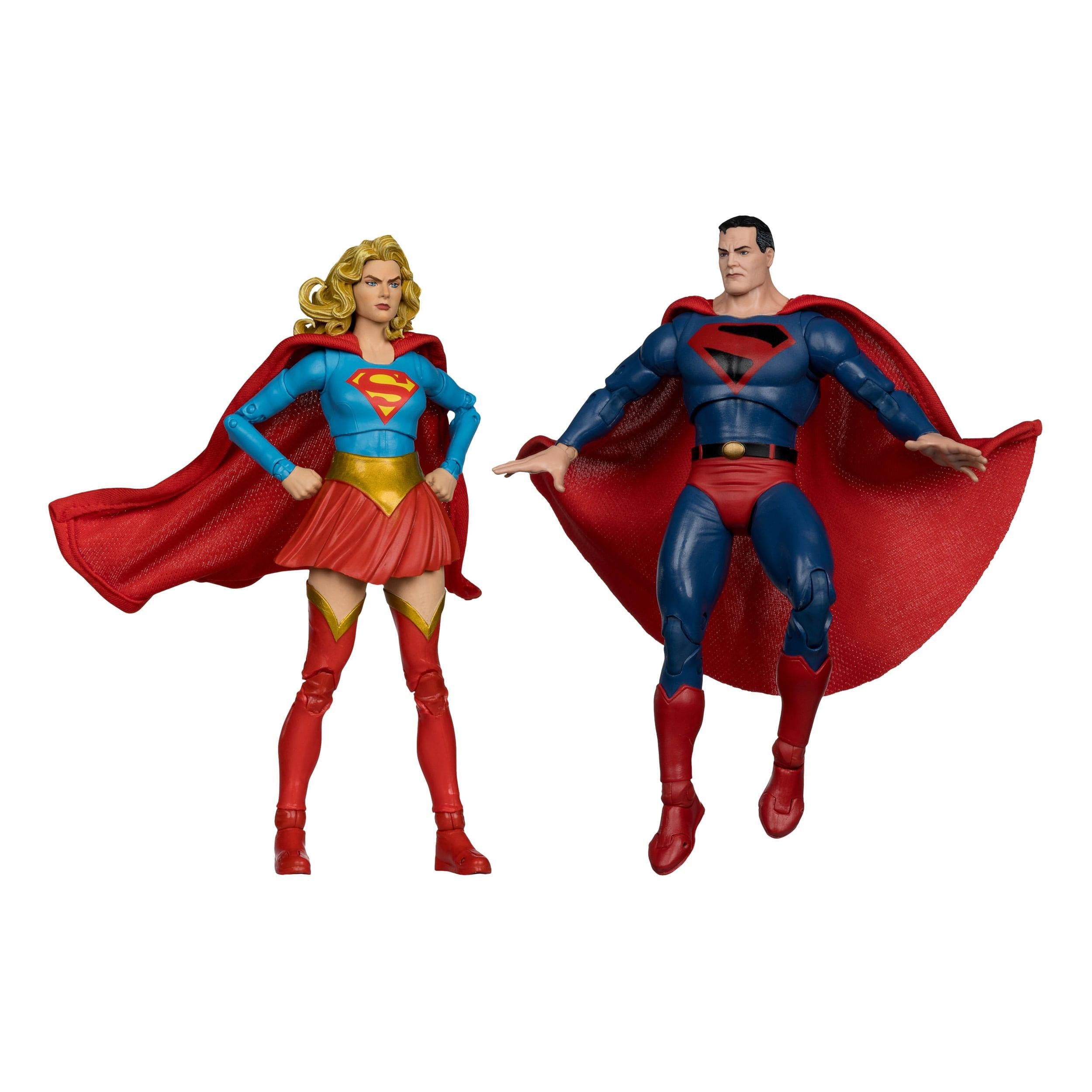 DC Page Punchers: Superman, Supergirl, Starman, Damage (Wave 8) Actionfigur & Comic - 7 inch - 4er-Set-Actionfiguren-McFarlane Toys-Mighty Underground