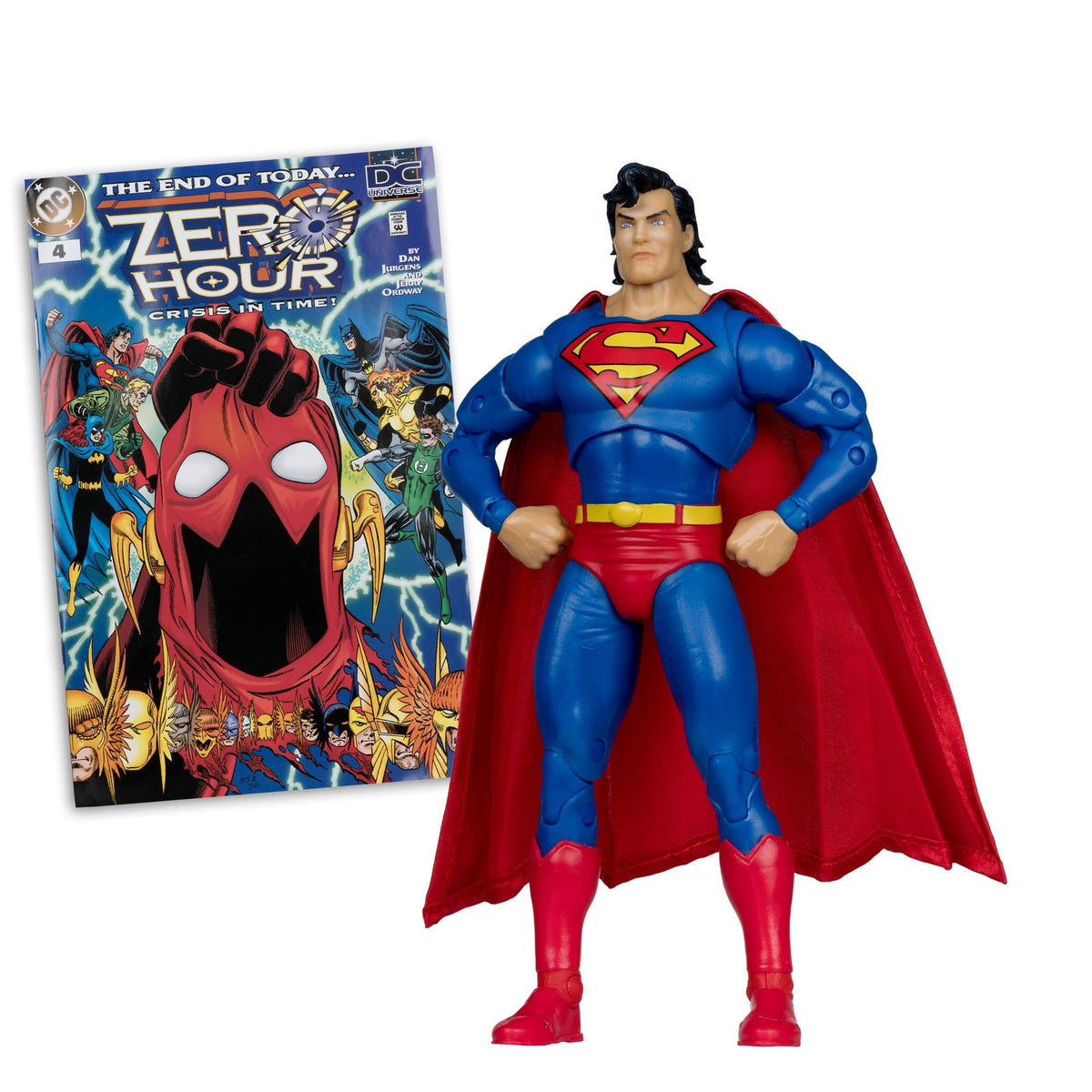 DC Page Punchers: Superman (Zero Hour) Actionfigur & Comic - 7 inch-Actionfiguren-McFarlane Toys-Mighty Underground
