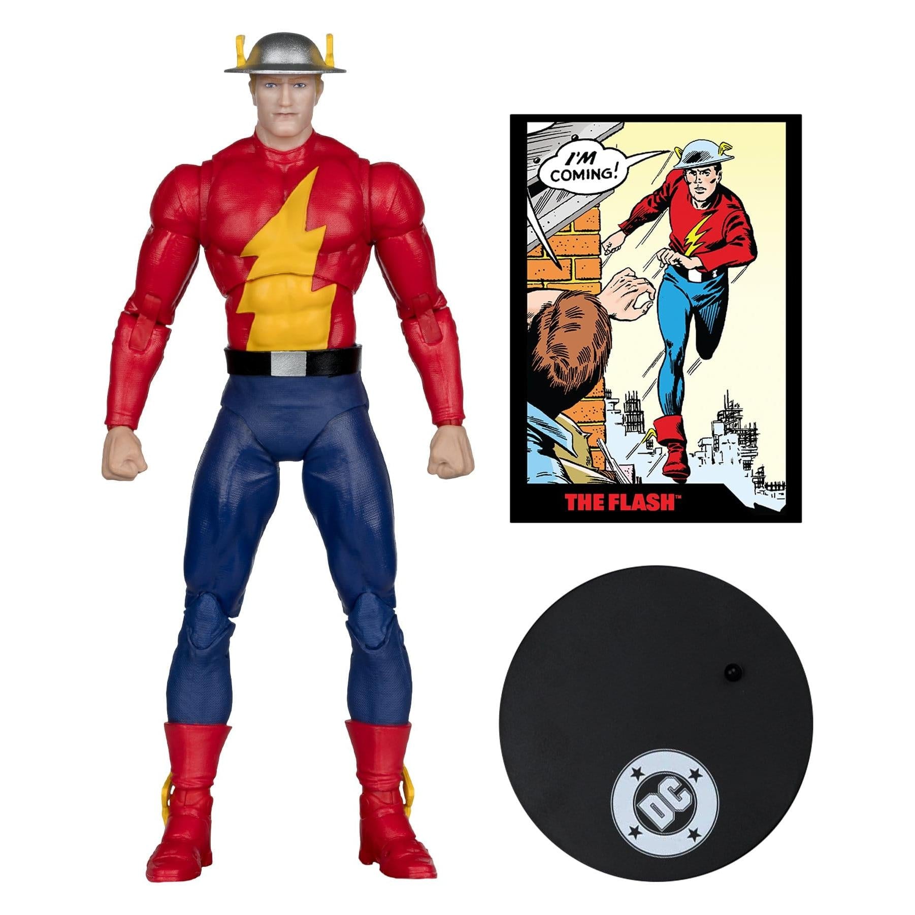 DC Page Punchers: The Flash Jay Garrick (The Flash #123) (Red Platinum Edition) Actionfigur & Comic - 7 inch-Actionfiguren-McFarlane Toys-Mighty Underground