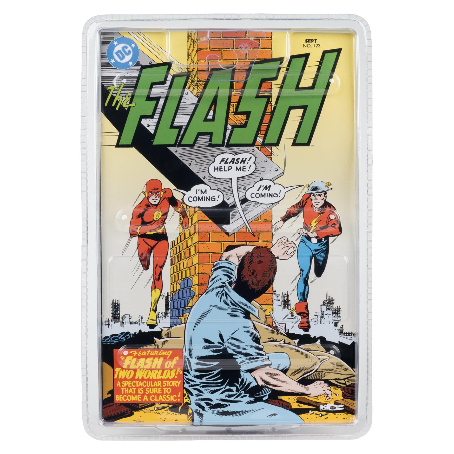 DC Page Punchers: The Flash Jay Garrick (The Flash #123) (Red Platinum Edition) Actionfigur & Comic - 7 inch-Actionfiguren-McFarlane Toys-Mighty Underground