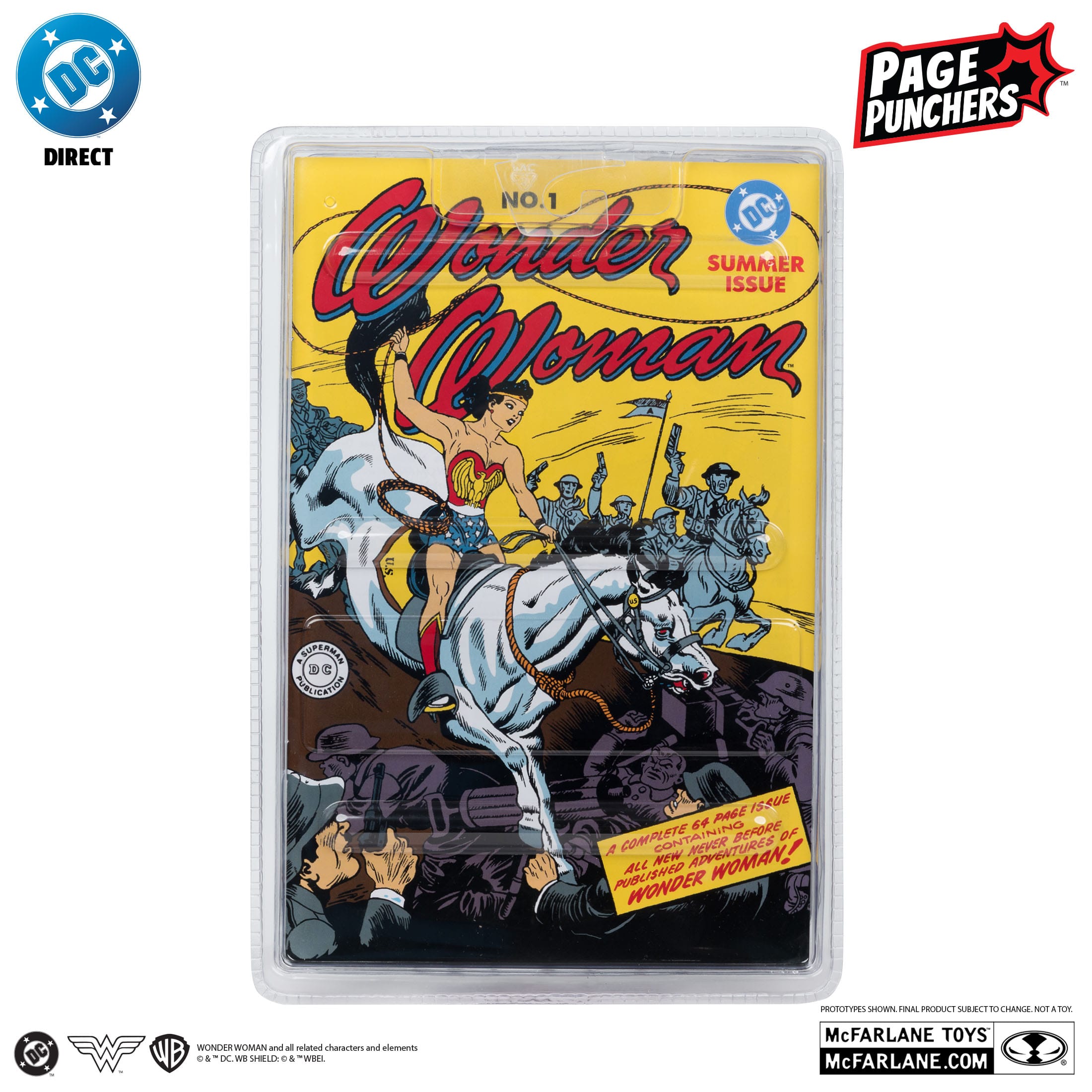 DC Page Punchers: Wonder Woman (Wonder Woman #1) - Actionfigur & Comic - 7 inch-Actionfiguren-McFarlane Toys-Mighty Underground
