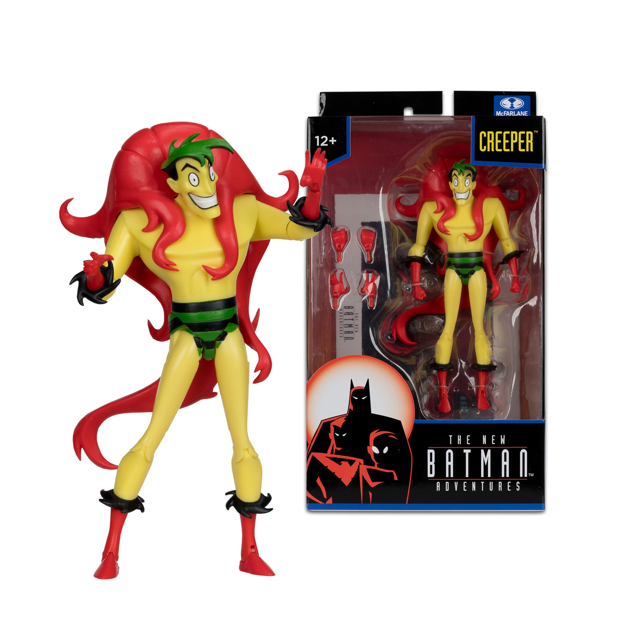 DC The New Batman Adventures: Batman (Anti-Fire Suit), Creeper, Firefly - Wave 3-Set-Actionfiguren-McFarlane Toys-Mighty Underground