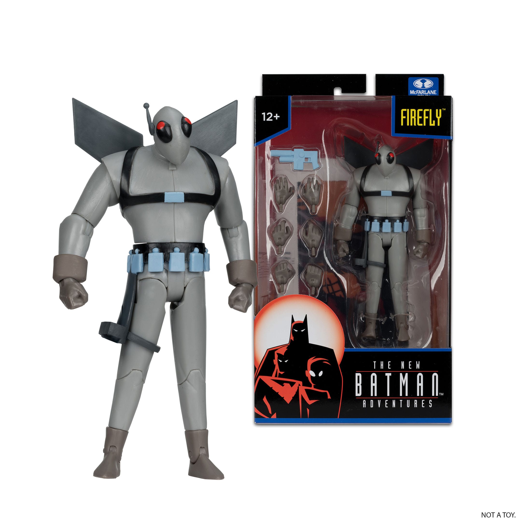 DC The New Batman Adventures: Batman (Anti-Fire Suit), Creeper, Firefly - Wave 3-Set-Actionfiguren-McFarlane Toys-Mighty Underground