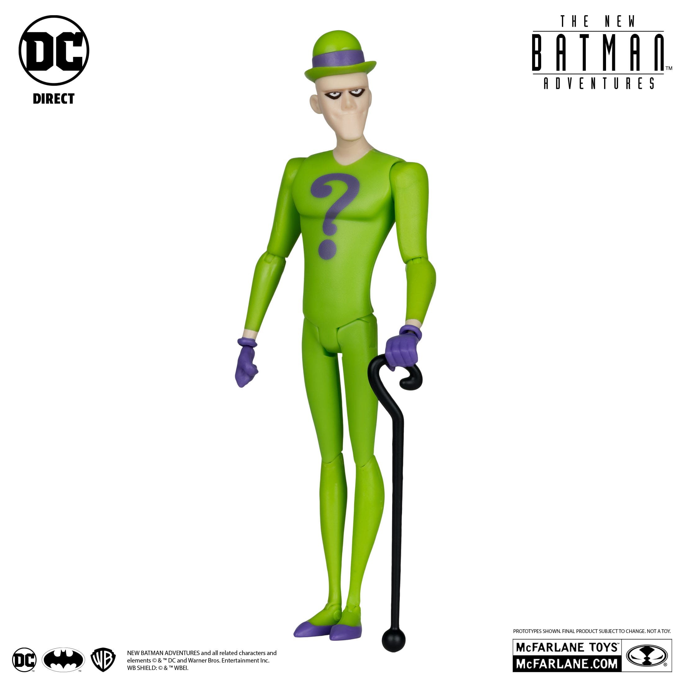 DC The New Batman Adventures: Batman (Blue/Grey), Scarecrow, The Riddler - Wave 4-Set-Actionfiguren-McFarlane Toys-Mighty Underground