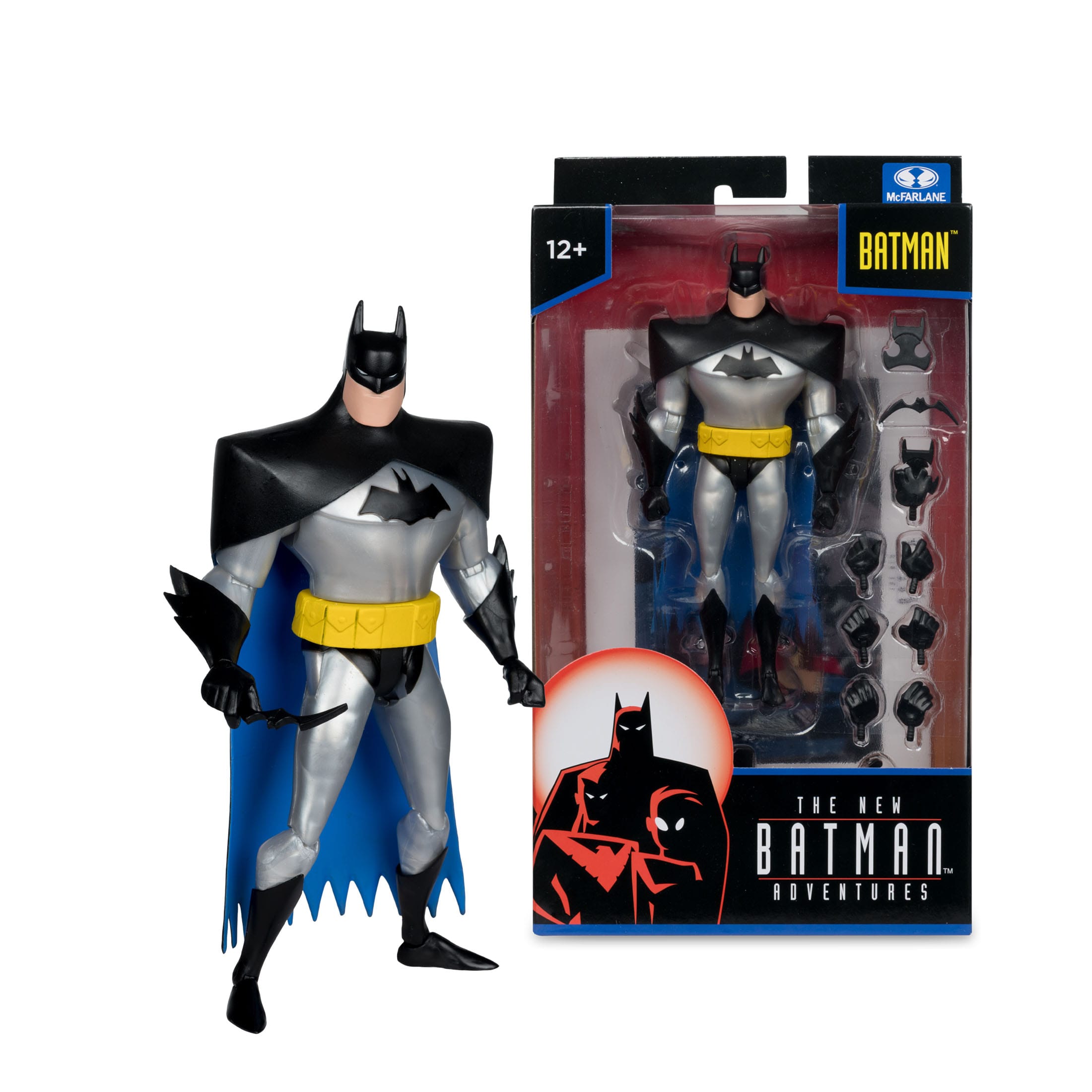 DC The New Batman Adventures: Batman (Silver)-Actionfiguren-McFarlane Toys-Mighty Underground