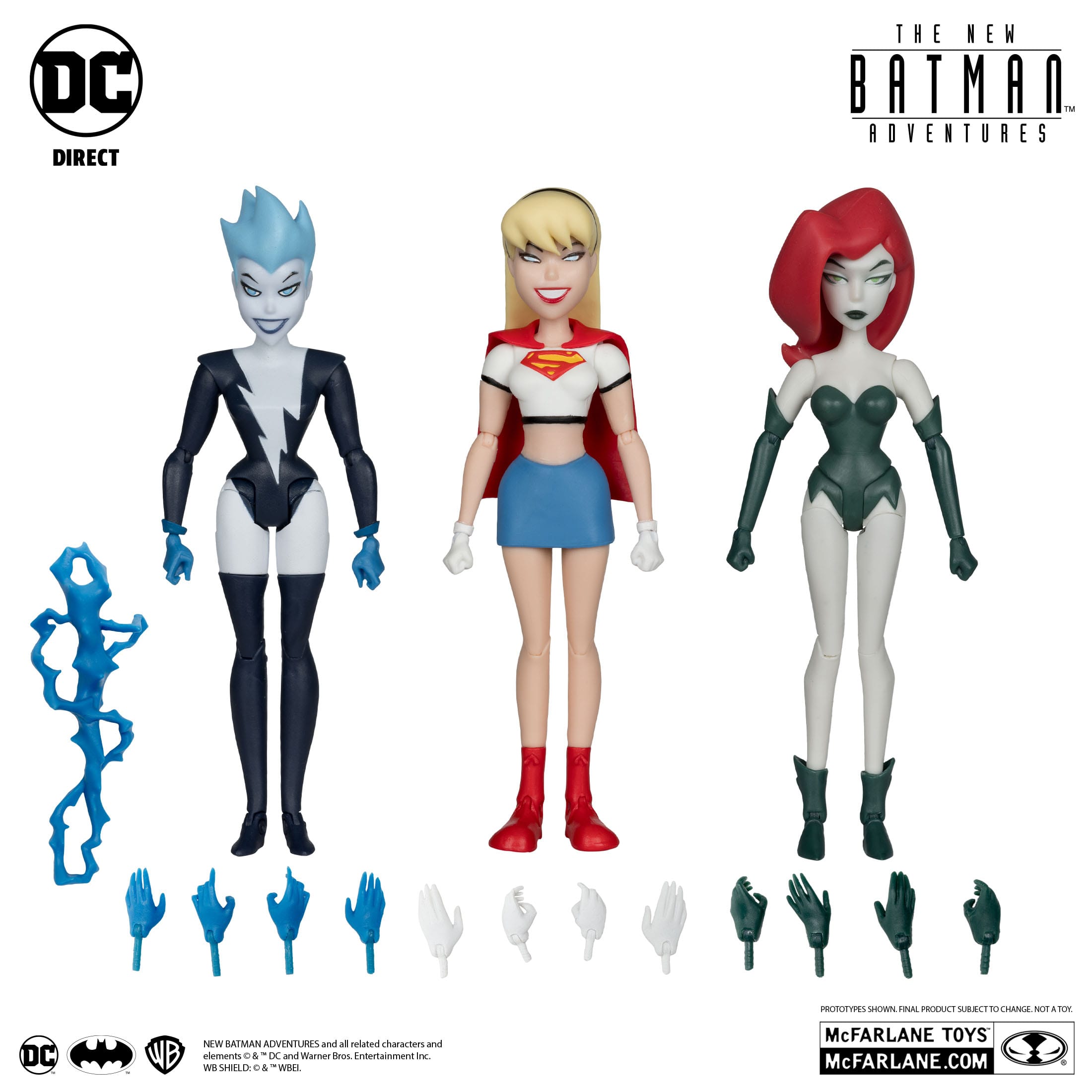 DC The New Batman Adventures: Girls´ Night Out (Poison Ivy, Live Wire, Supergirl) - 3-Set (Kopie)-Actionfiguren-McFarlane Toys-Mighty Underground