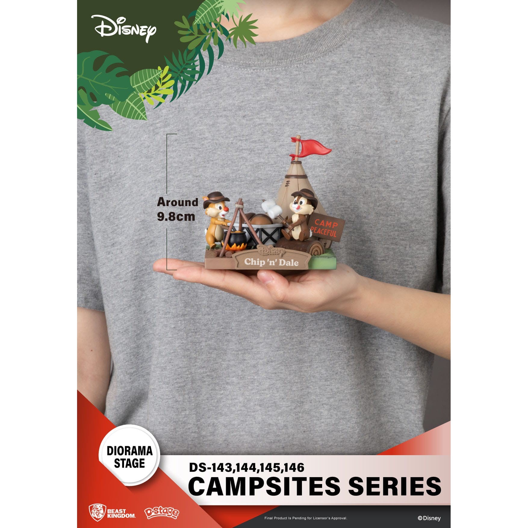 Disney: Campsite Series - D-Stage Diorama - 4-er Set-Diorama-Beast Kingdom-Mighty Underground