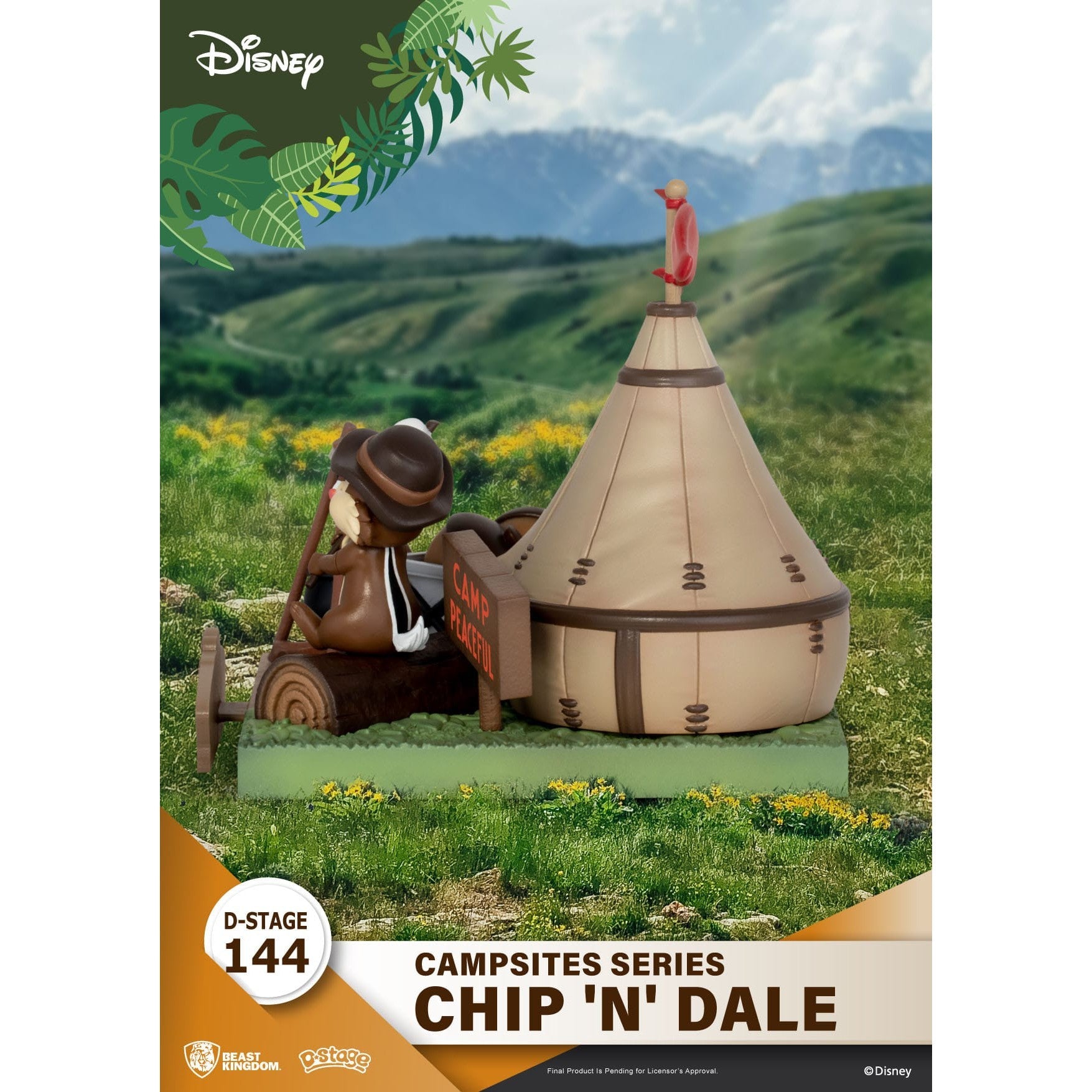Disney: Campsite Series - D-Stage Diorama - 4-er Set-Diorama-Beast Kingdom-Mighty Underground