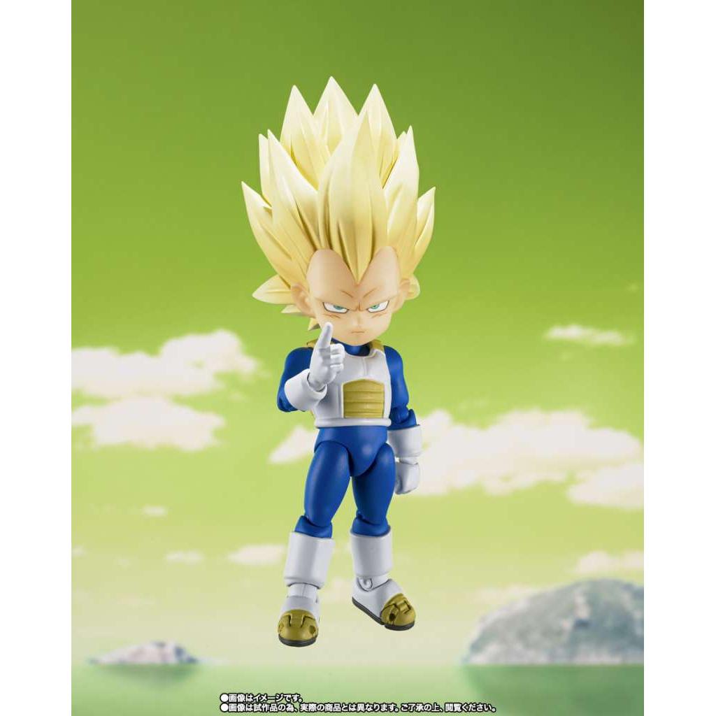 Dragon Ball Daima: Super Saiyan 3 Vegeta (Mini)-Actionfiguren-Bandai Tamashii Nations-Mighty Underground