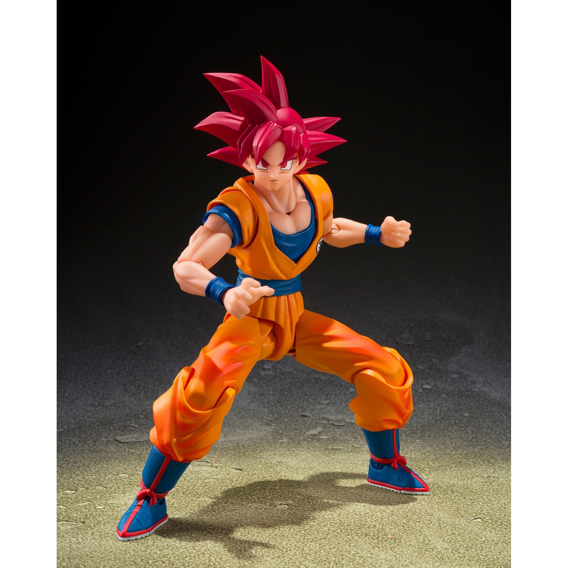 Dragon Ball Super: Super Saiyan God Son Guko (God Aura)-Actionfiguren-Bandai Tamashii Nations-Mighty Underground
