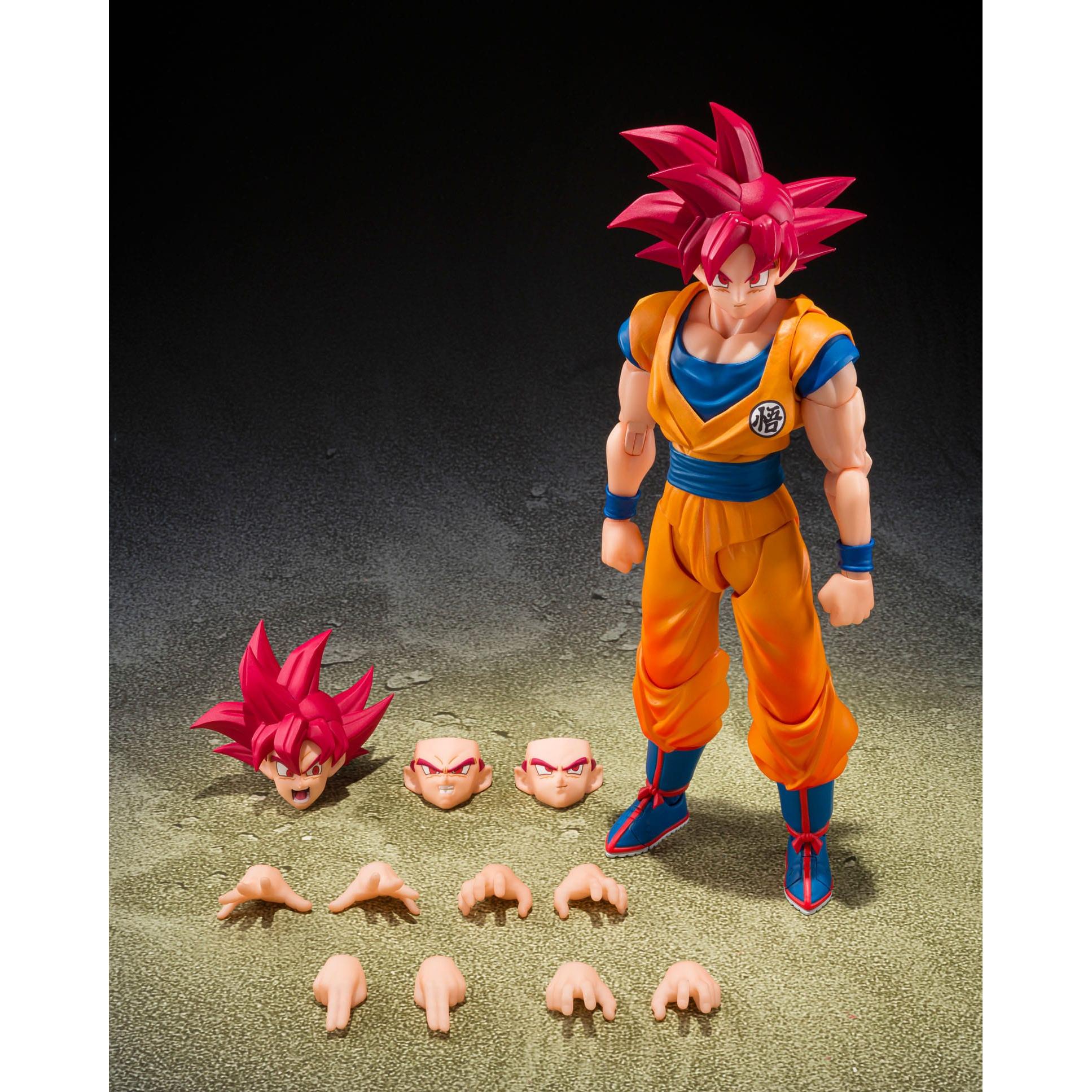 Dragon Ball Super: Super Saiyan God Son Guko (God Aura)-Actionfiguren-Bandai Tamashii Nations-Mighty Underground