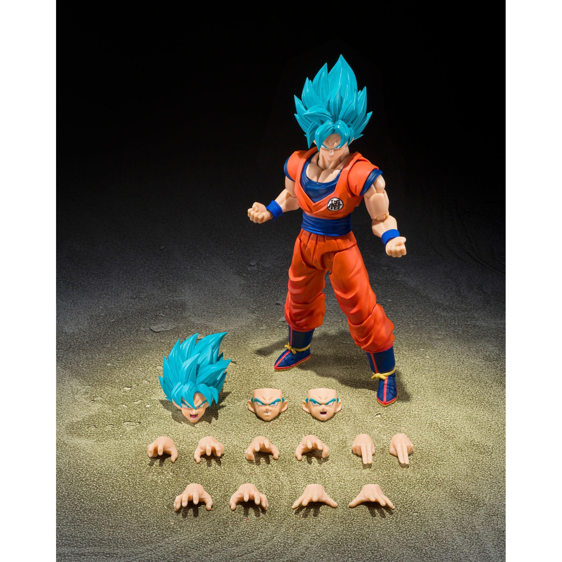 Dragon Ball Super: Super Saiyan God Super Son Guko (Blue power transcending Limits)-Actionfiguren-Bandai Tamashii Nations-Mighty Underground