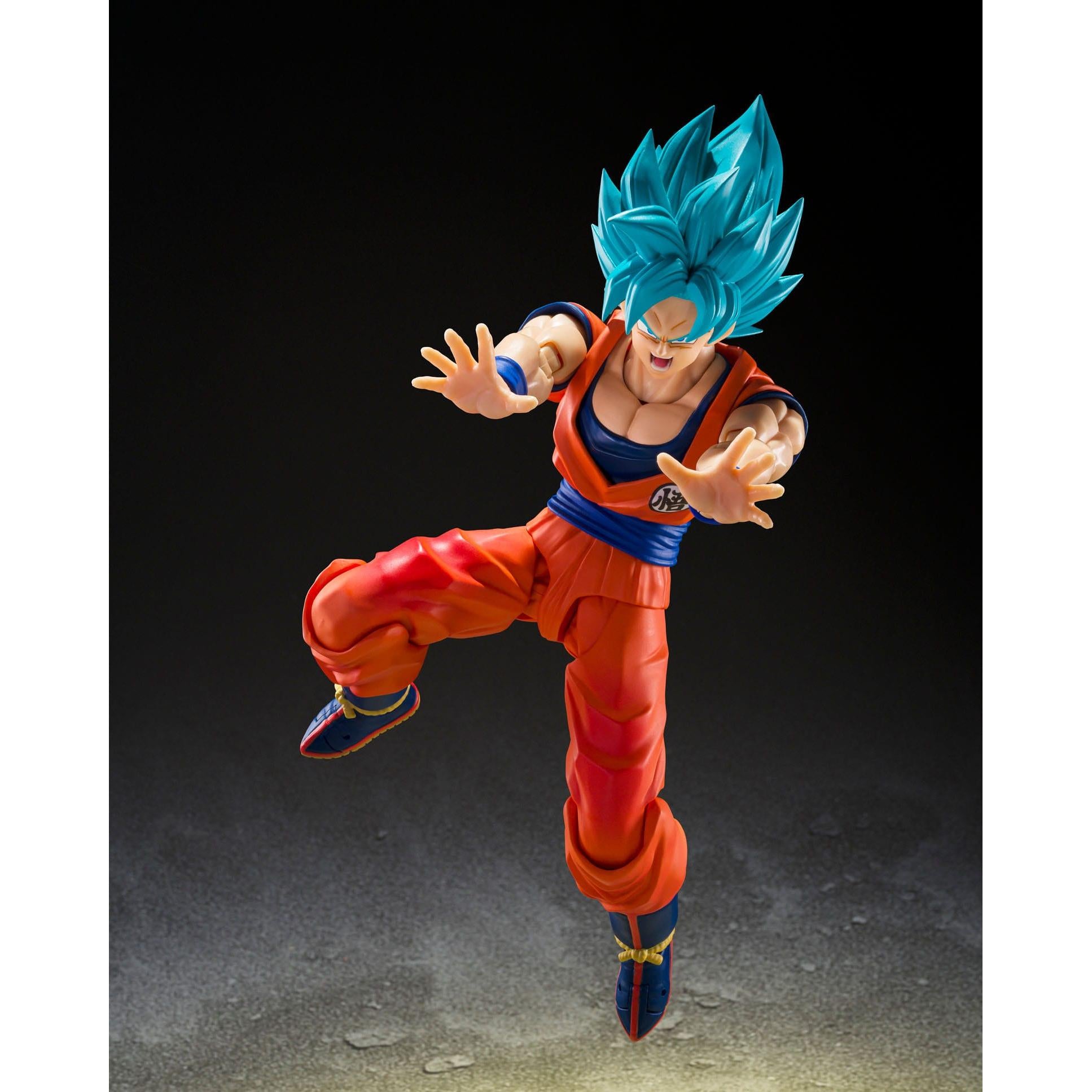 Dragon Ball Super: Super Saiyan God Super Son Guko (Blue power transcending Limits)-Actionfiguren-Bandai Tamashii Nations-Mighty Underground