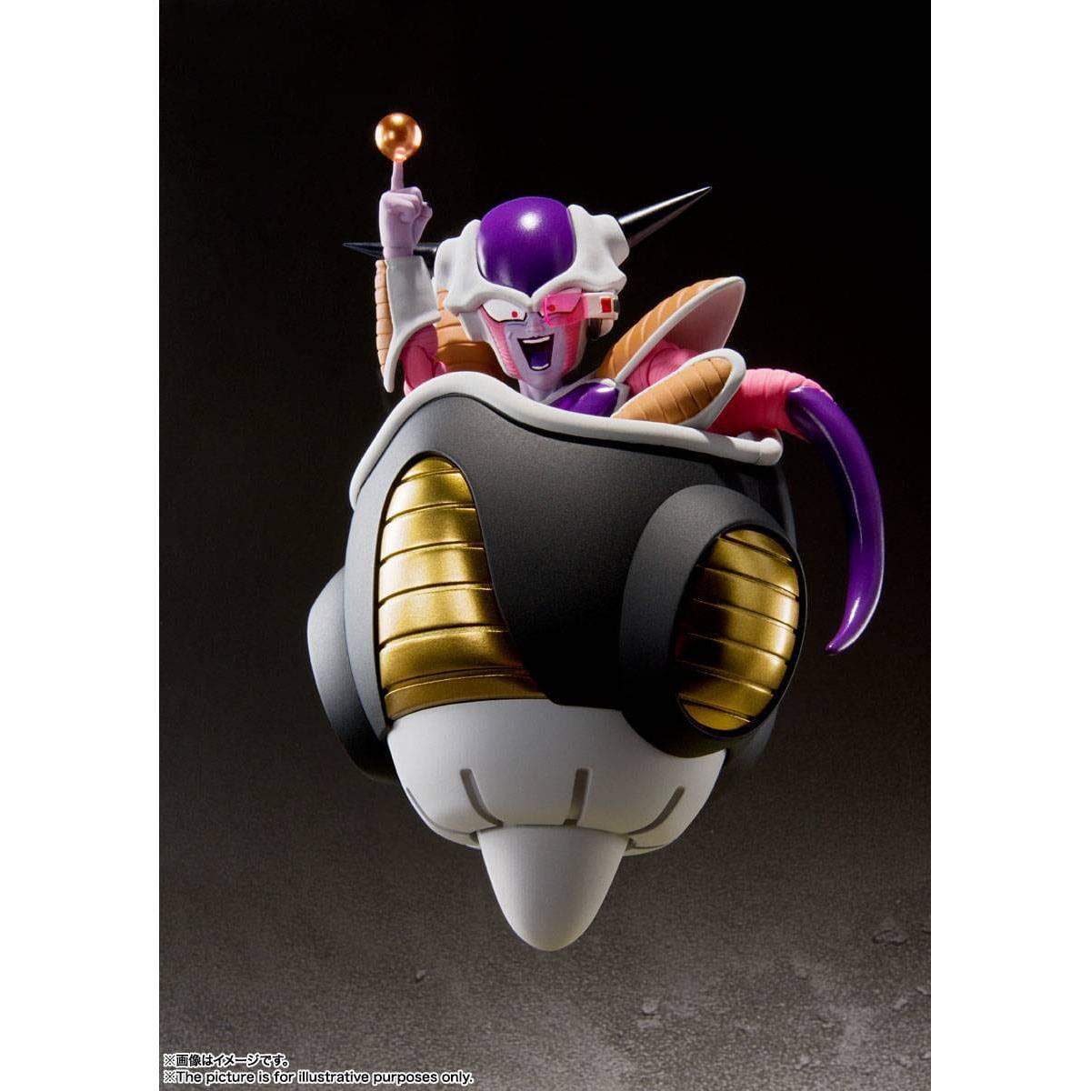 Dragon Ball Z: Frieza (First Form) & Frieza Pod-Actionfiguren-Bandai Tamashii Nations-Mighty Underground