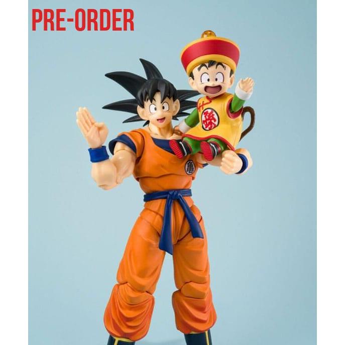 Dragon Ball Z: Son Goku & Son Gohan Kid & Kinto-Un-Actionfiguren-Bandai Tamashii Nations-Mighty Underground
