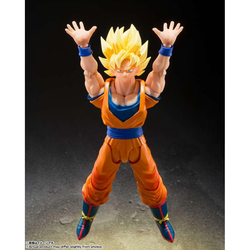 Dragon Ball Z: Super Saiyan Son Goku (The Games Begin)-Actionfiguren-Bandai Tamashii Nations-Mighty Underground