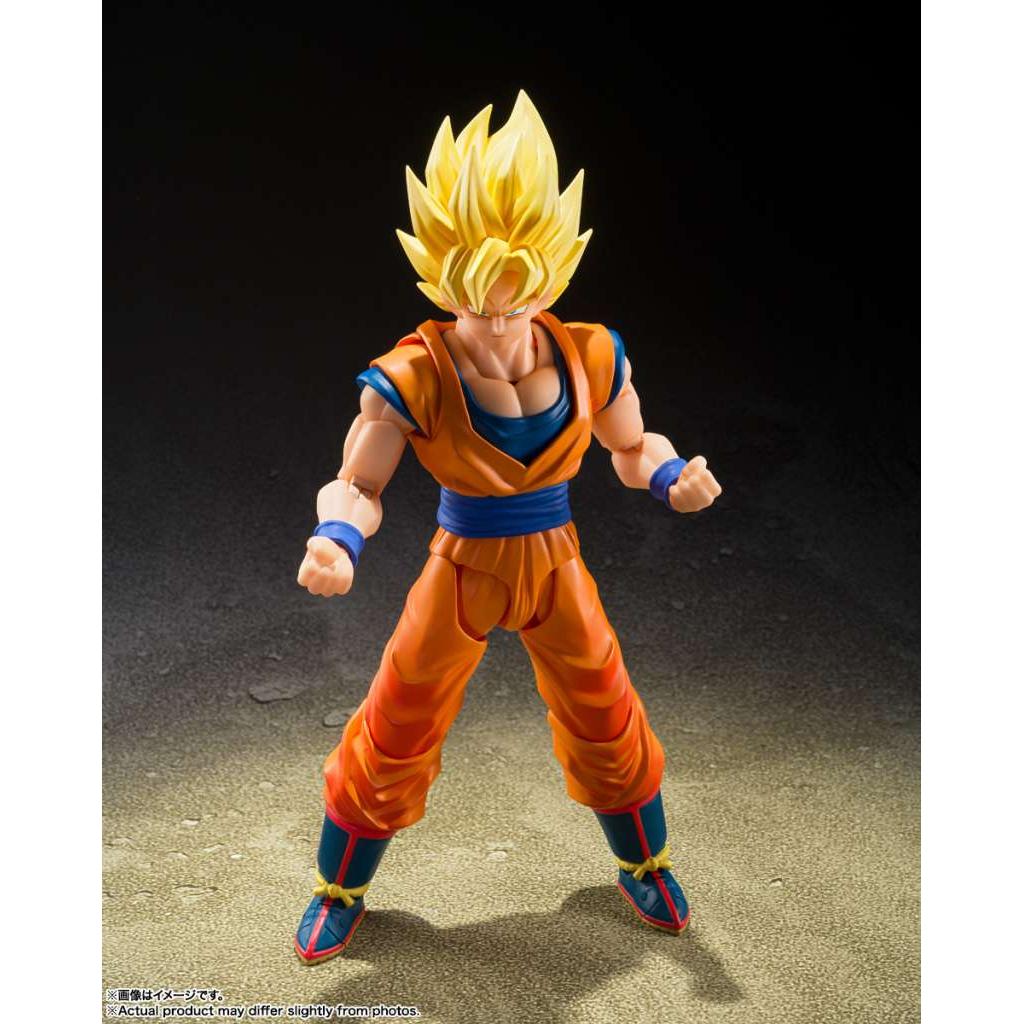 Dragon Ball Z: Super Saiyan Son Goku (The Games Begin)-Actionfiguren-Bandai Tamashii Nations-Mighty Underground