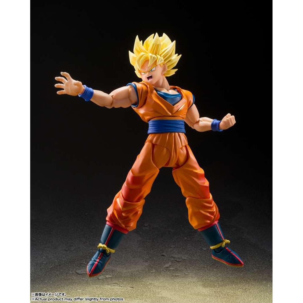 Dragon Ball Z: Super Saiyan Son Goku (The Games Begin)-Actionfiguren-Bandai Tamashii Nations-Mighty Underground