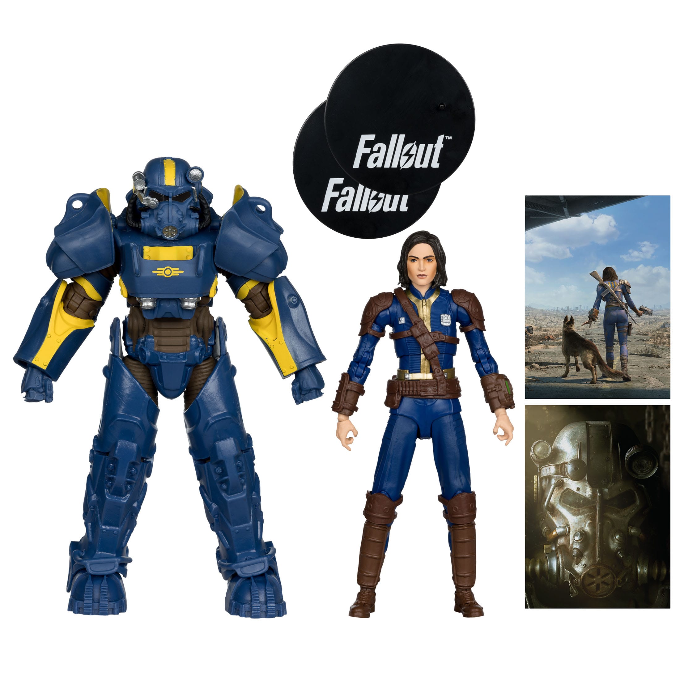 Fallout 4: T-60 Vault Tec & Sole Survivor - 2-Pack-Actionfiguren-McFarlane Toys-Mighty Underground