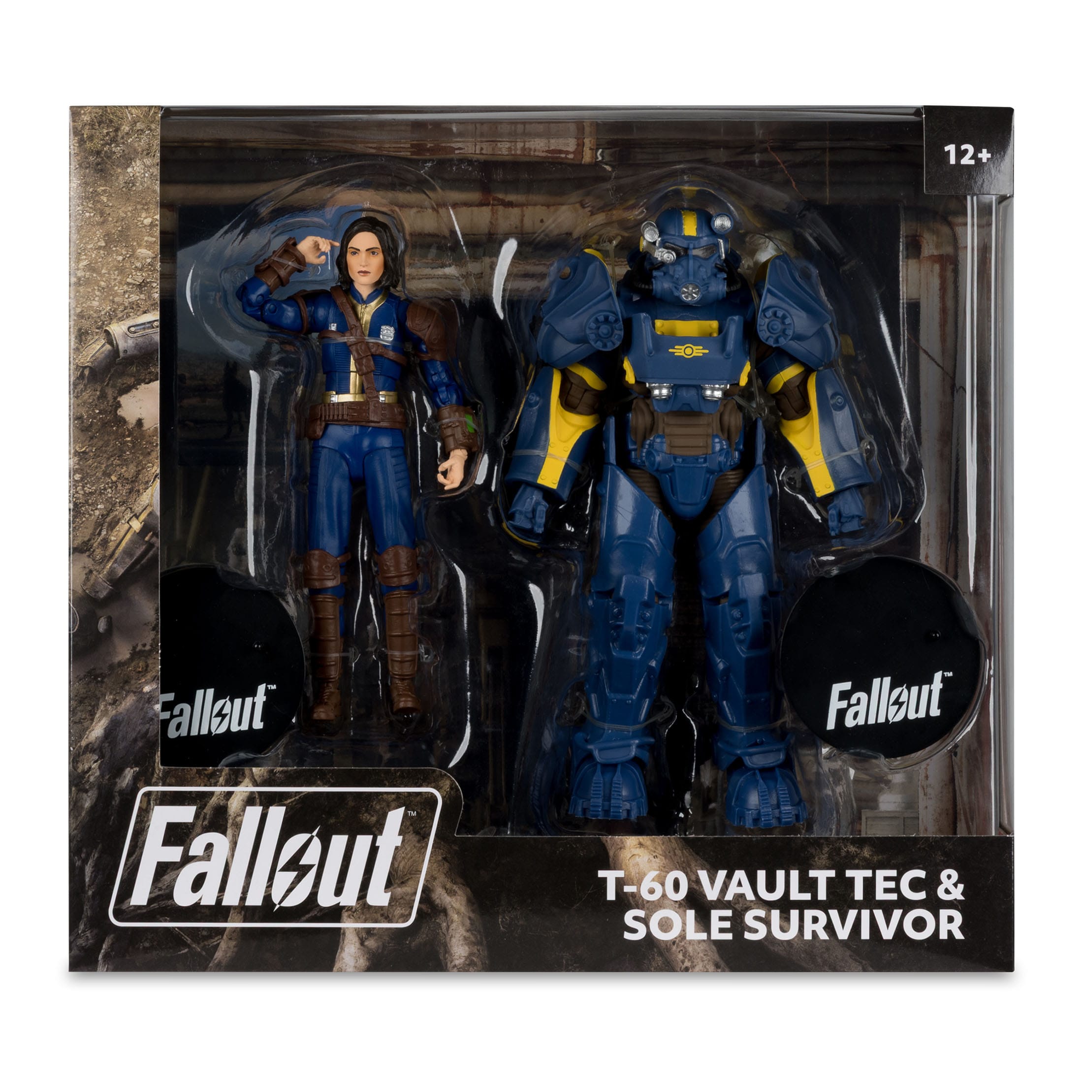 Fallout 4: T-60 Vault Tec & Sole Survivor - 2-Pack-Actionfiguren-McFarlane Toys-Mighty Underground