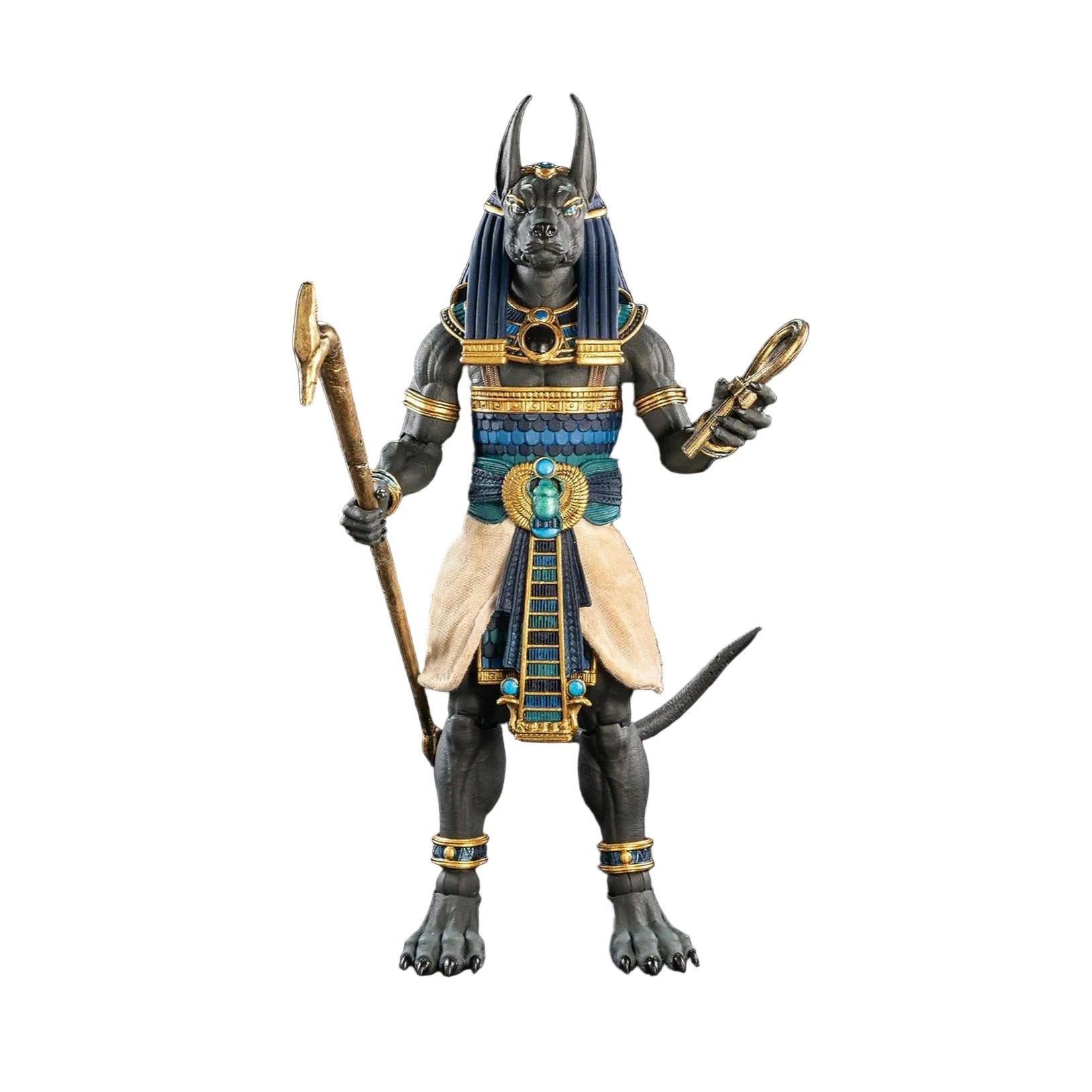 Figura Obscura: Anubis (Black and Blue, Exclusive)-Actionfiguren-Four Horsemen Toy Design-Mighty Underground