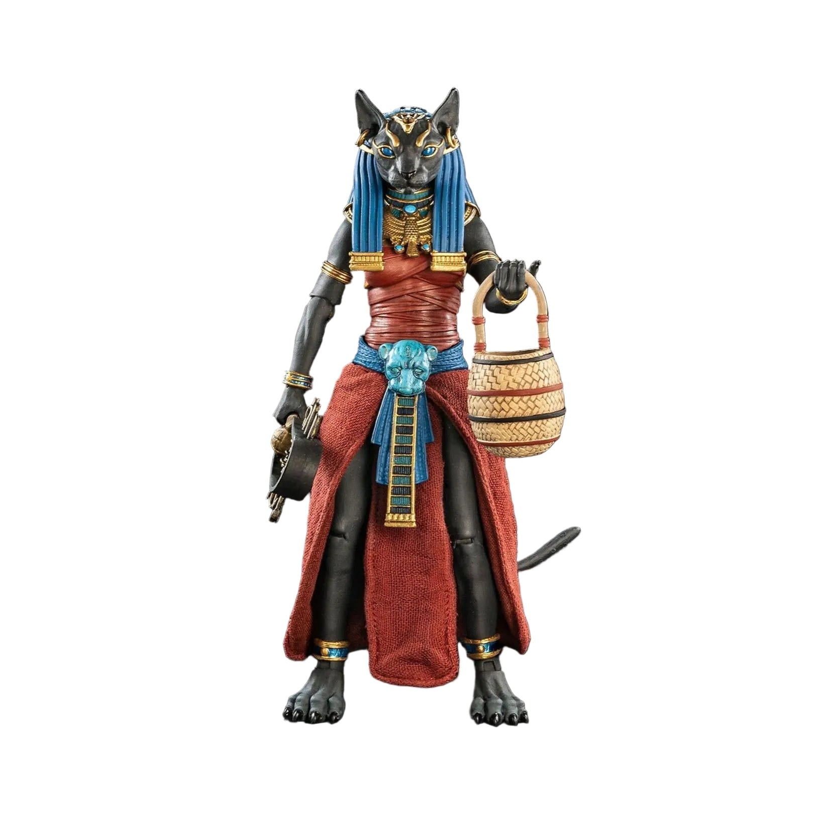 Figura Obscura: Bastet (Black and Red, Exclusive)-Actionfiguren-Four Horsemen Toy Design-Mighty Underground