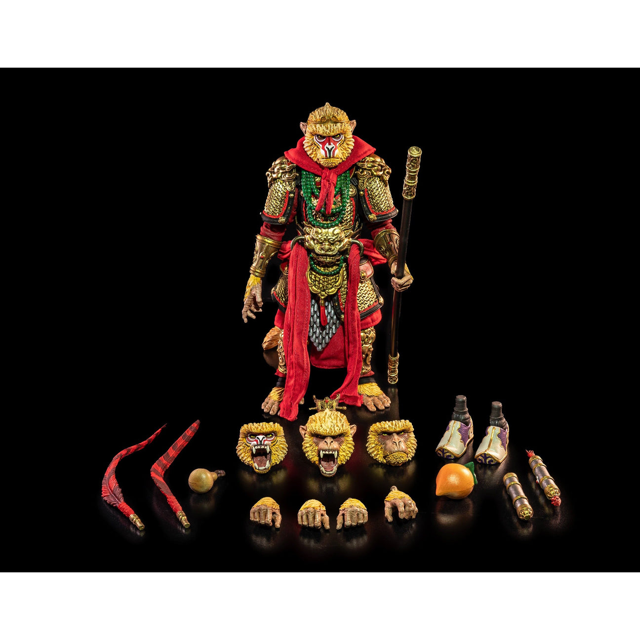 Figura Obscura: Sun Wukong the Monkey King (Golden Sage, Exclusive)-Actionfiguren-Four Horsemen Toy Design-Mighty Underground