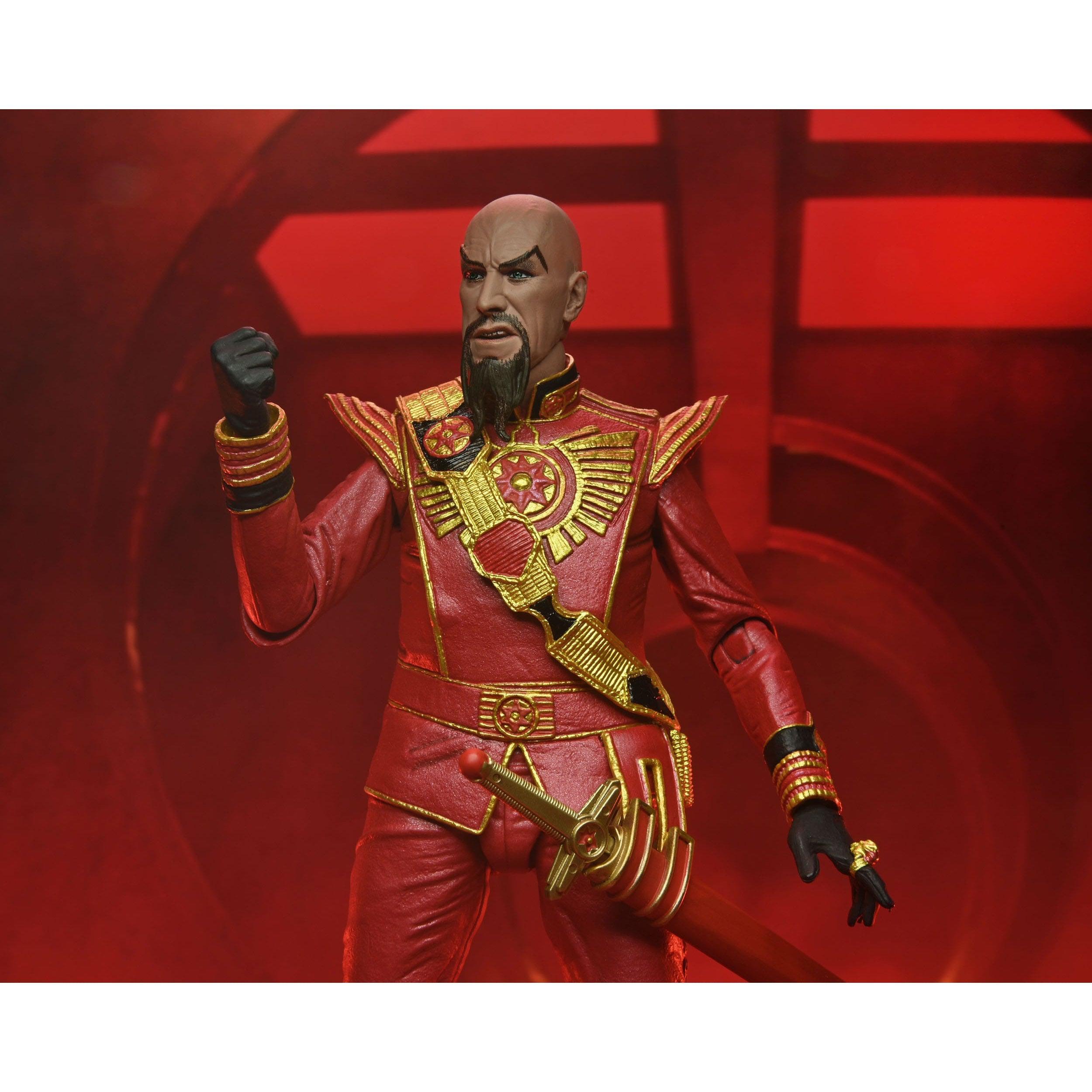 Flash Gordon (1980): Ultimate Ming (Red Military Outfit)-Actionfiguren-NECA-Mighty Underground