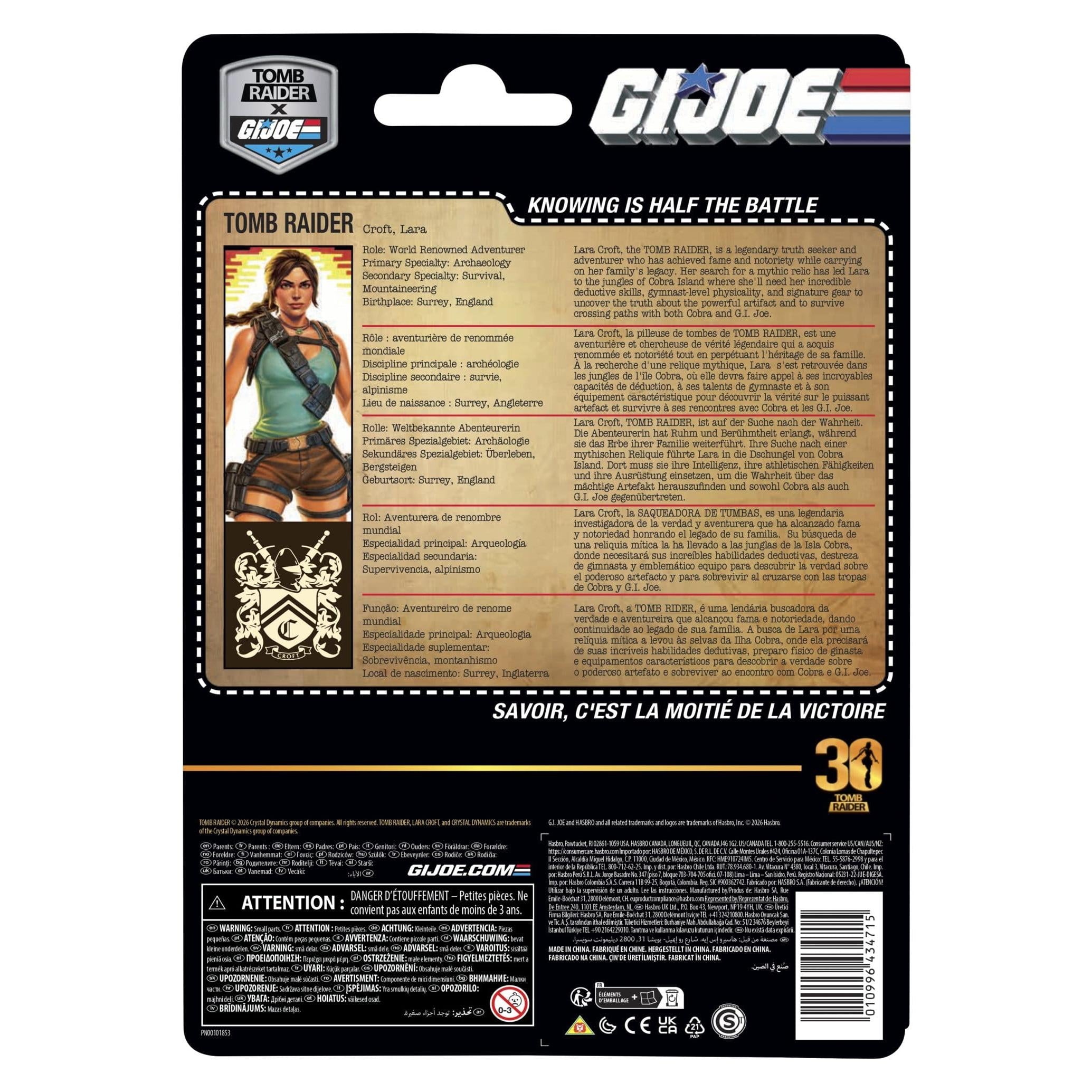 G.I. Joe Classified Series Collaborative: Lara "Tomb Raider" Croft-Actionfiguren-Hasbro-Mighty Underground
