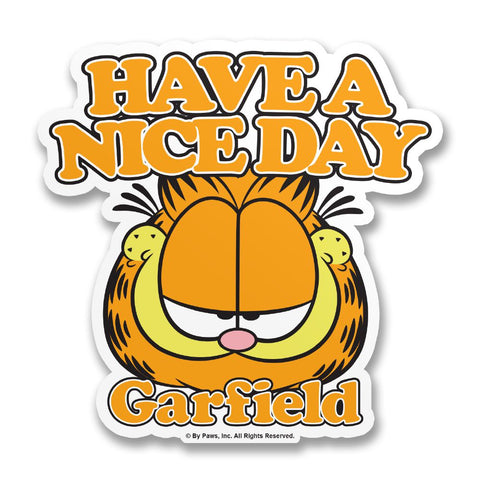 Garfield: Have A Nice Day Sticker - Sticker-Sticker-Mighty Underground-Mighty Underground