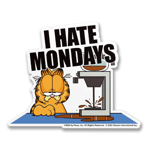 Garfield: I Hate Mondays - Sticker-Sticker-Mighty Underground-Mighty Underground