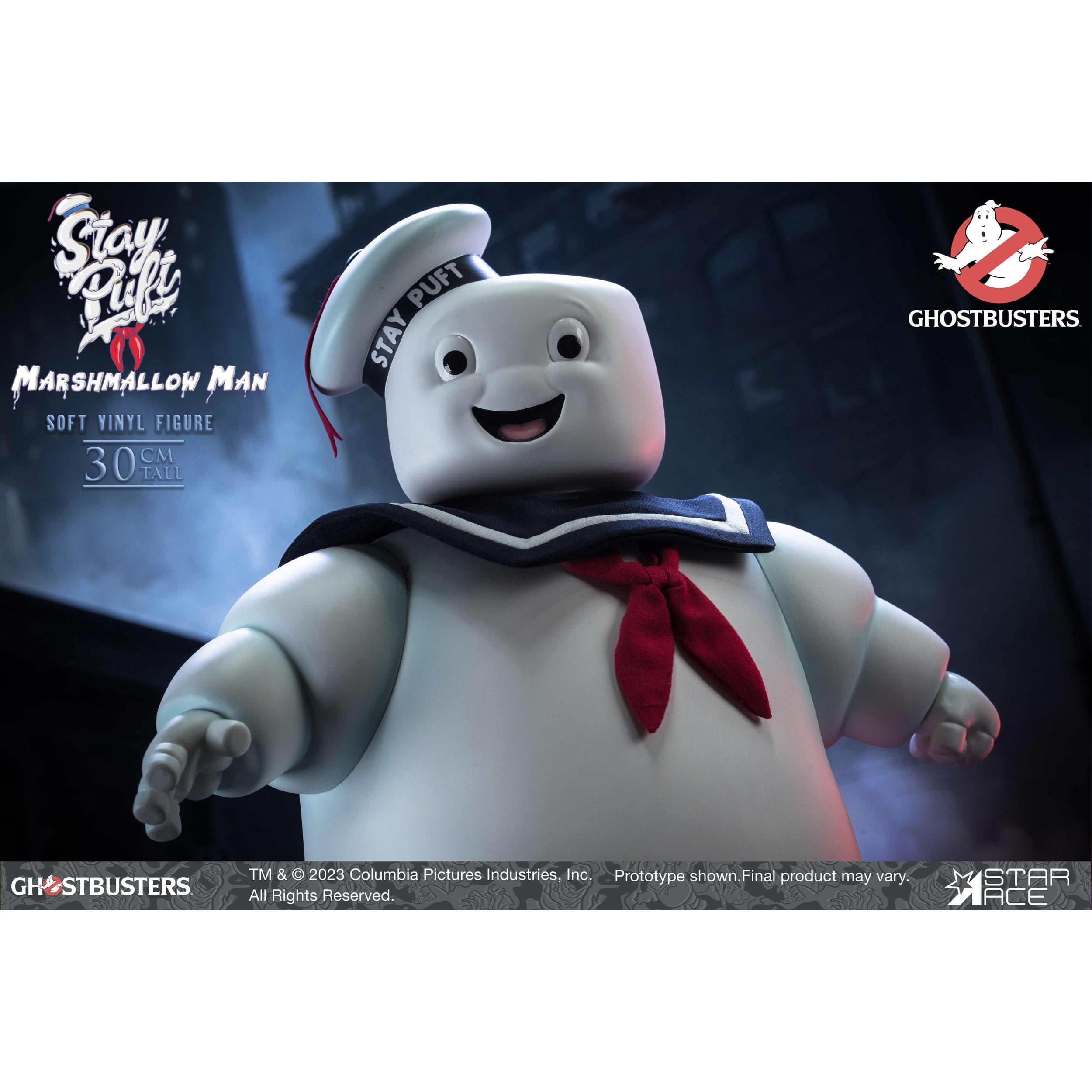 Ghostbusters: Stay-Puft Marshmallow Man - Deluxe Soft Vinyl Statue-Statuen-Star Ace Toys-Mighty Underground