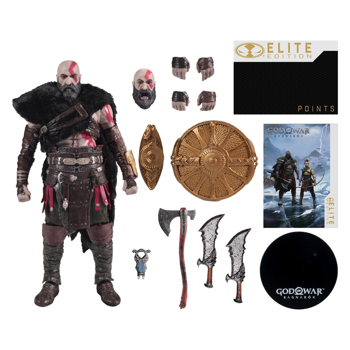God of War Ragnarok: Kratos (Elite Edition #18)-Actionfiguren-McFarlane Toys-Mighty Underground