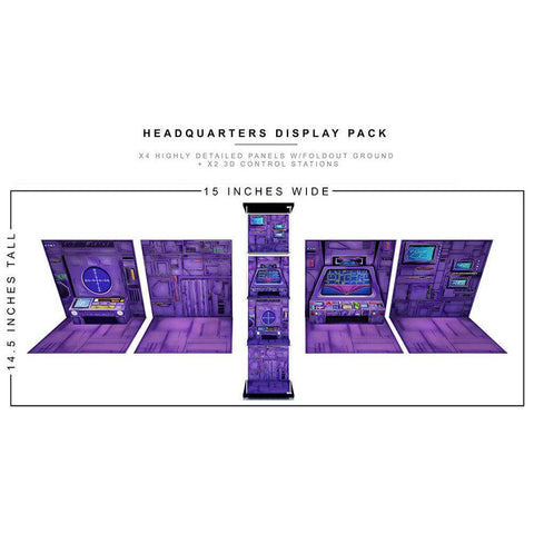 Headquarters Display Pack - Diorama - 1/12-Actionfiguren-Extreme Sets-Mighty Underground